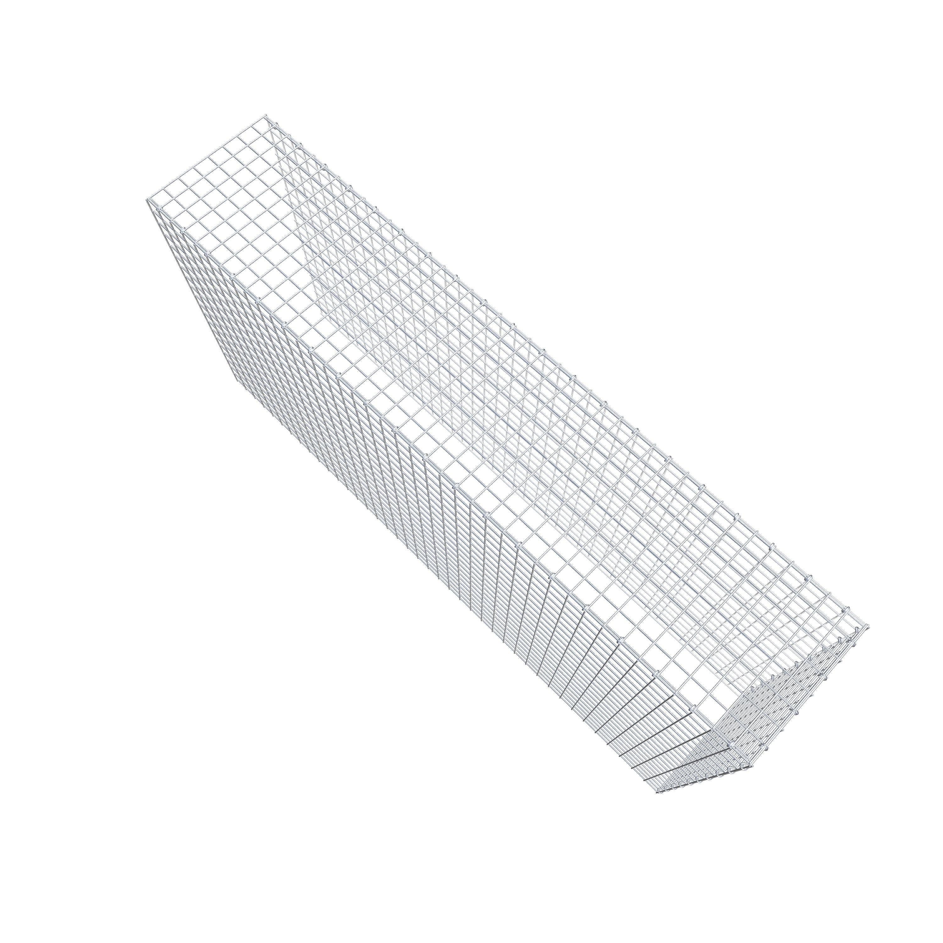 Extra gabion typ 4 200 cm x 100 cm x 40 cm (L x H x D), maskstorlek 5 cm x 5 cm, C-ring