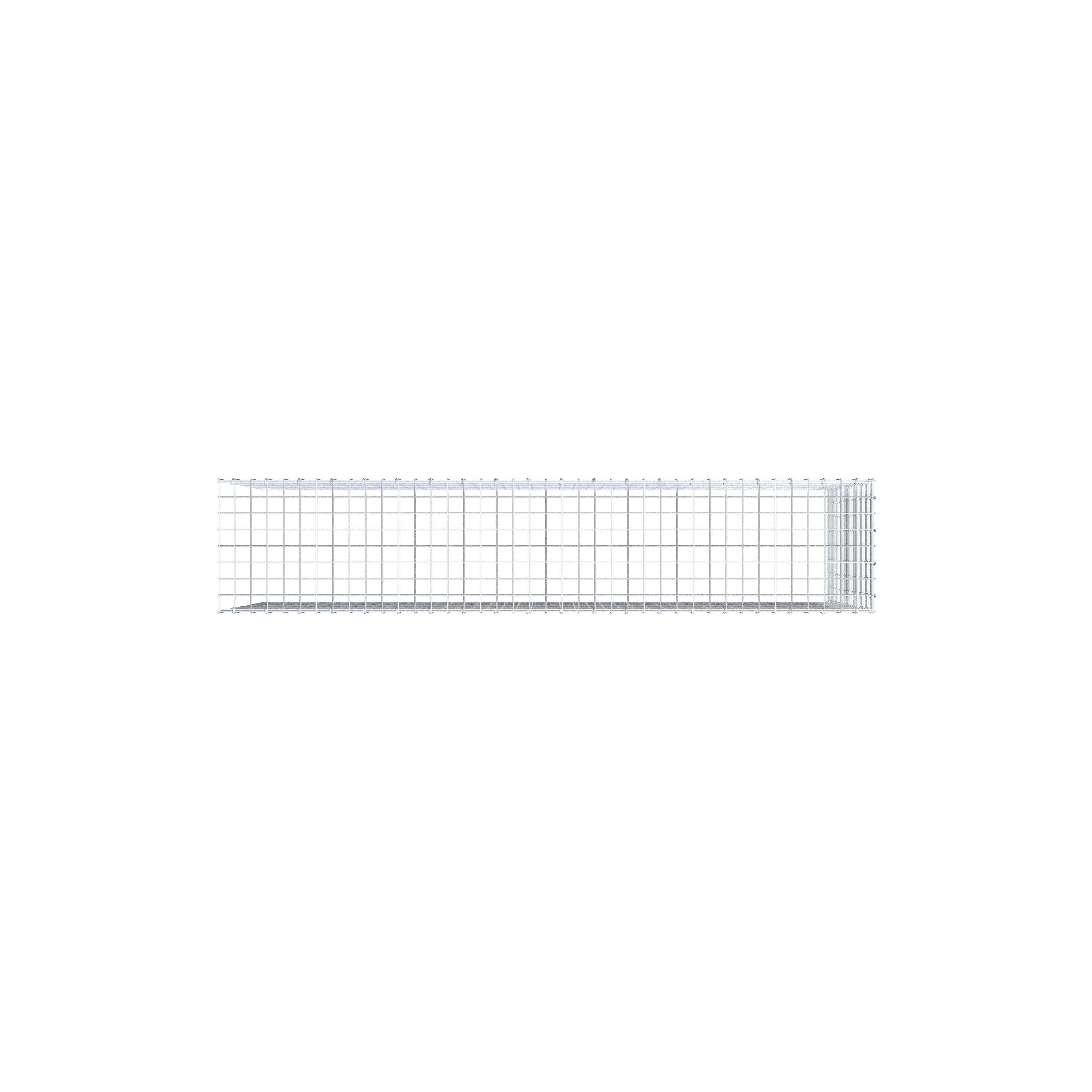 Extra gabion typ 4 200 cm x 100 cm x 40 cm (L x H x D), maskstorlek 5 cm x 5 cm, C-ring