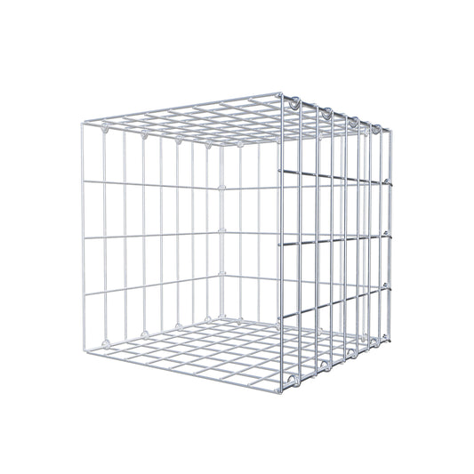 Monteret gabion type 2 40 cm x 40 cm x 40 cm, maskestørrelse 5 cm x 10 cm, C-ring