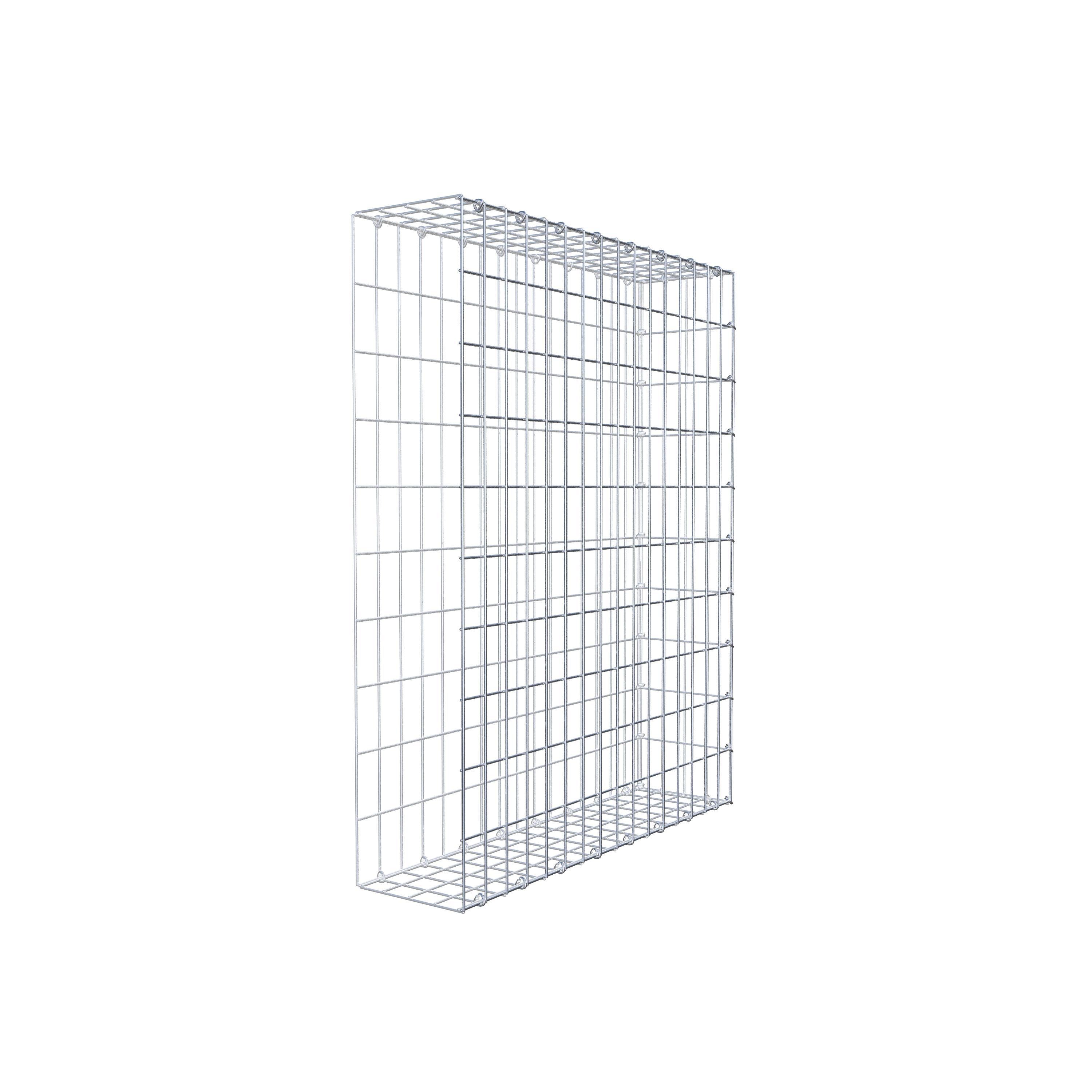 Fourche rapportée type 2 100 cm x 80 cm x 20 cm, mailles 5 cm x 10 cm, anneau en C