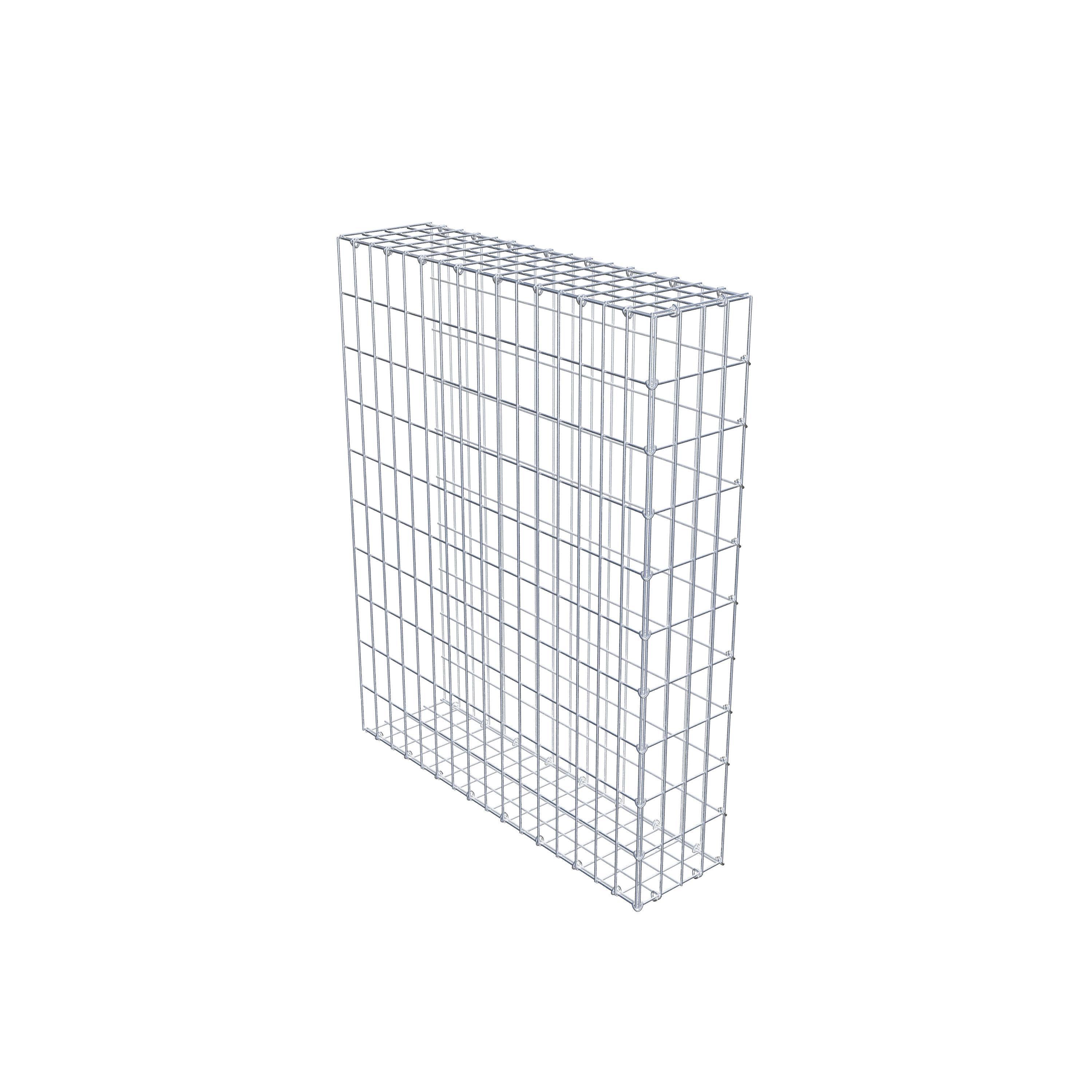 Fourche rapportée type 2 100 cm x 80 cm x 20 cm, mailles 5 cm x 10 cm, anneau en C