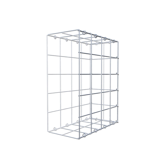 Monteret gabion type 2 50 cm x 40 cm x 20 cm (L x H x D), maskestørrelse 10 cm x 10 cm, C-ring