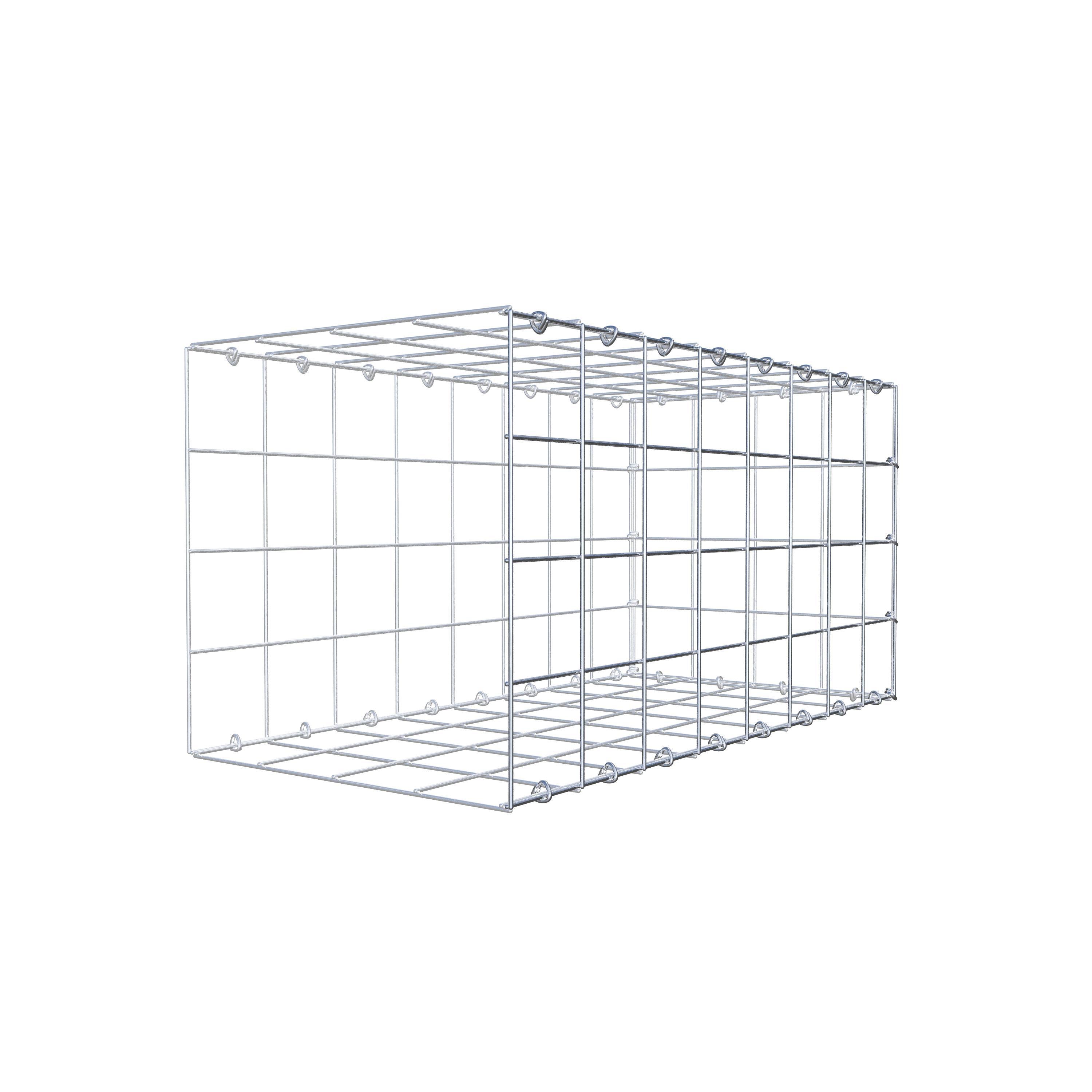 Anbaugabione Typ 2 80 cm x 40 cm x 40 cm (L x H x T), Maschenweite 10 cm x 10 cm, C-Ring