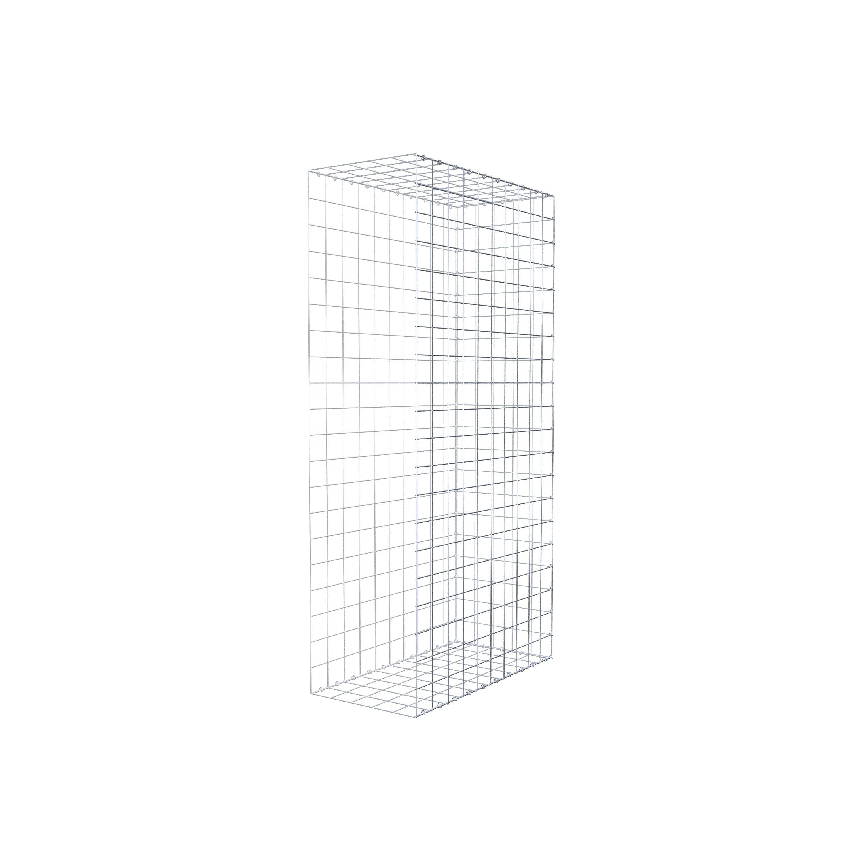 Anbaugabione Typ 2 200 cm x 100 cm x 50 cm (L x H x T), Maschenweite 10 cm x 10 cm, C-Ring