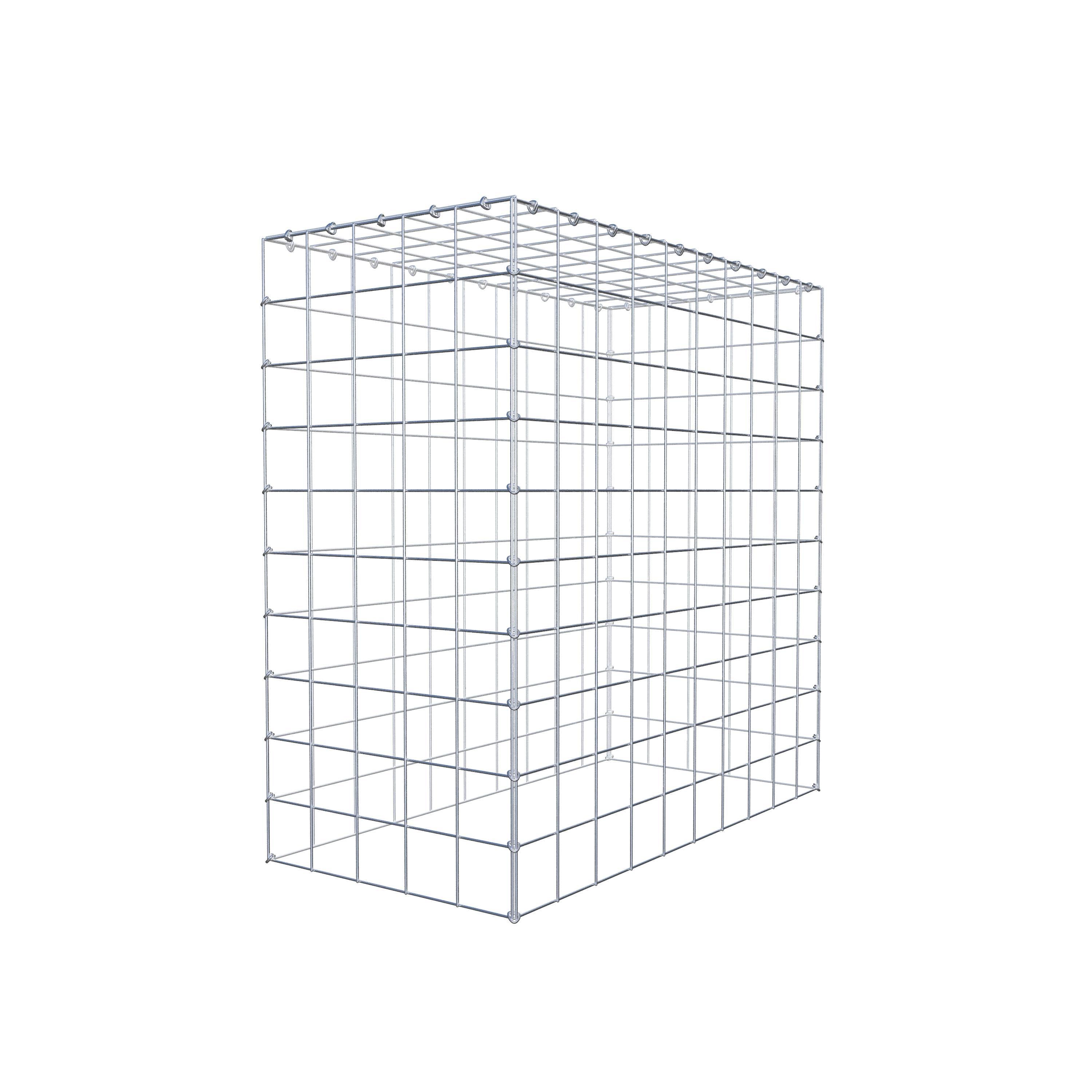 Extra gabion typ 3 100 cm x 100 cm x 50 cm (L x H x D), maskstorlek 10 cm x 10 cm, C-ring