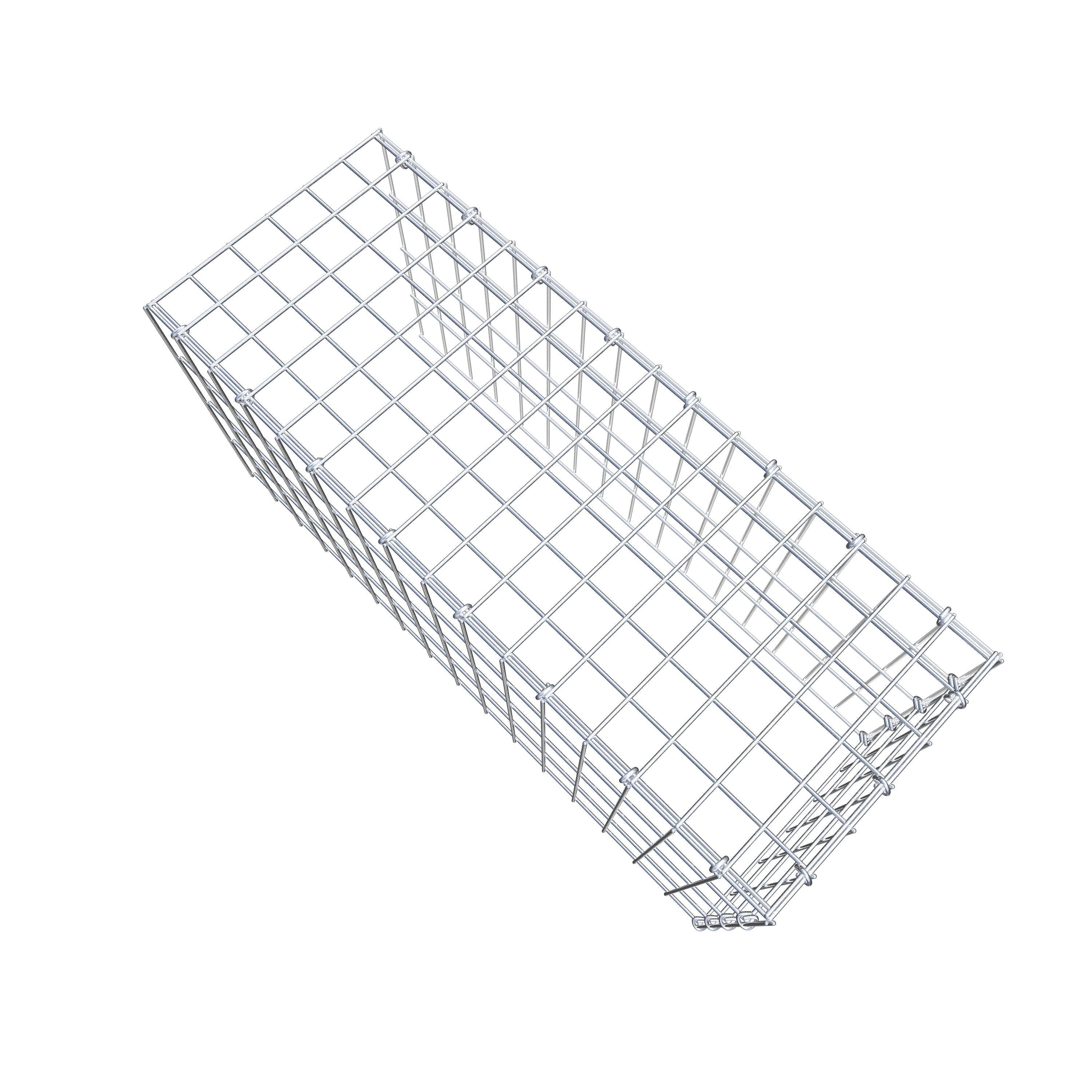 Fourche rapportée type 4 80 cm x 40 cm x 30 cm (L x H x P), mailles 5 cm x 10 cm, anneau C