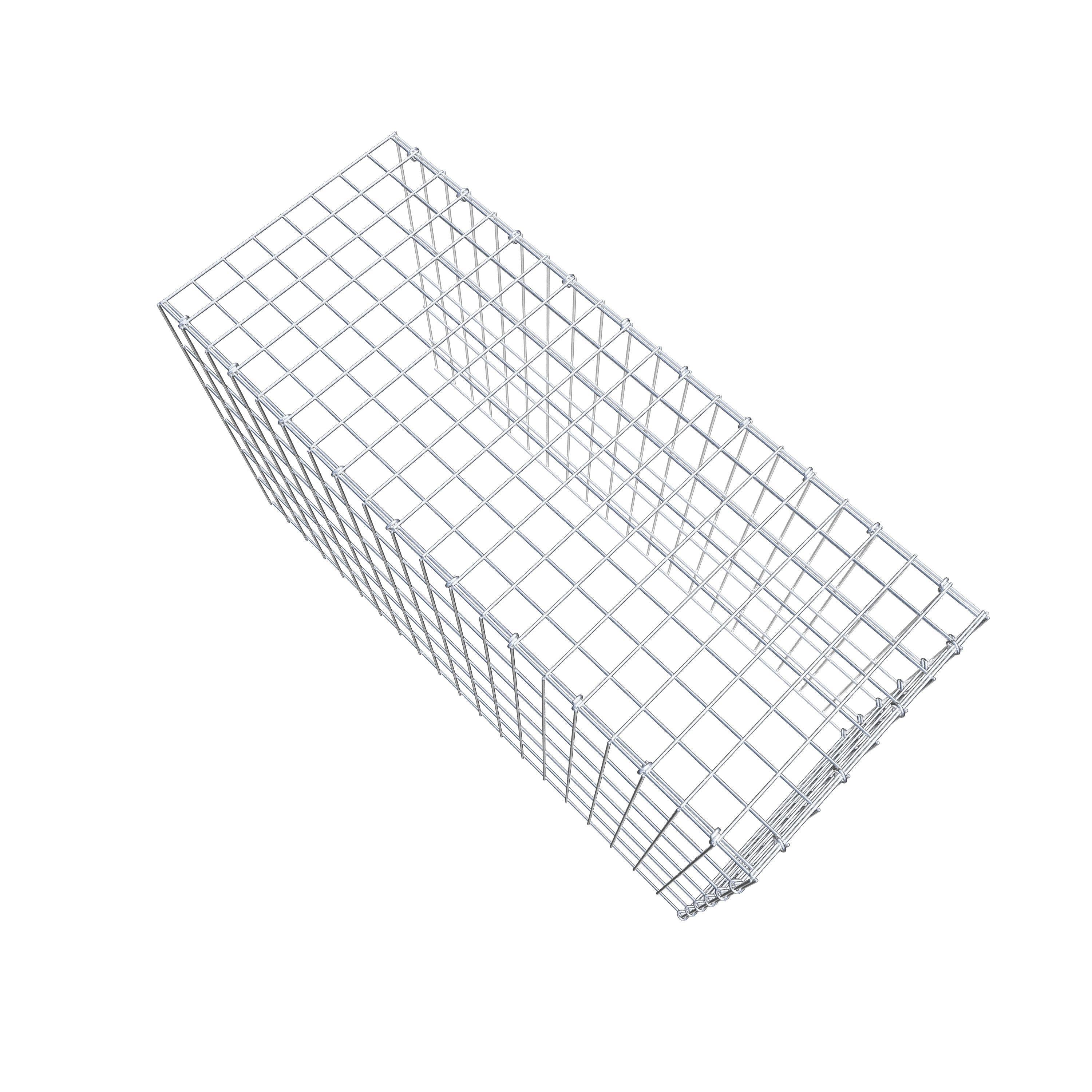 Anbaugabione Typ 4 100 cm x 60 cm x 40 cm (L x H x T), Maschenweite 5 cm x 10 cm, C-Ring