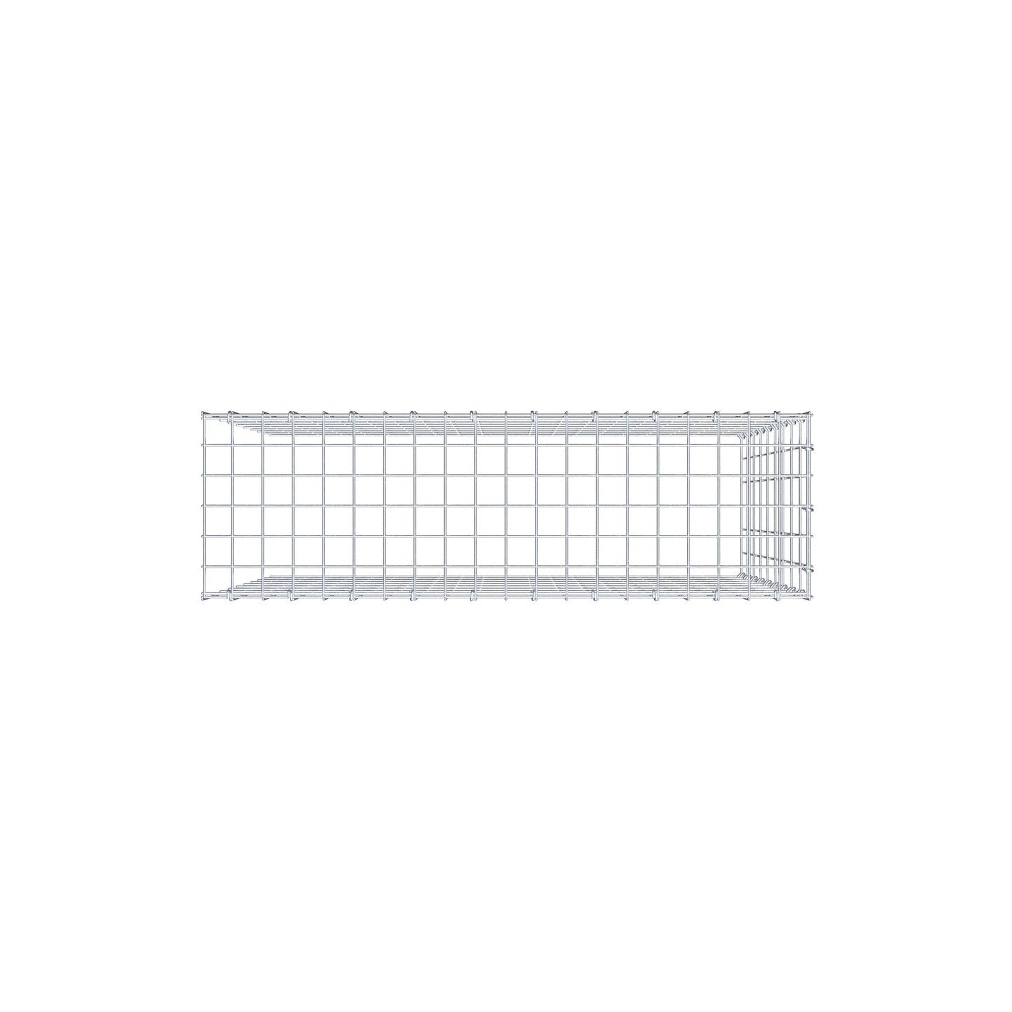 Extra gabion typ 4 100 cm x 90 cm x 30 cm (L x H x D), maskstorlek 5 cm x 10 cm, C-ring