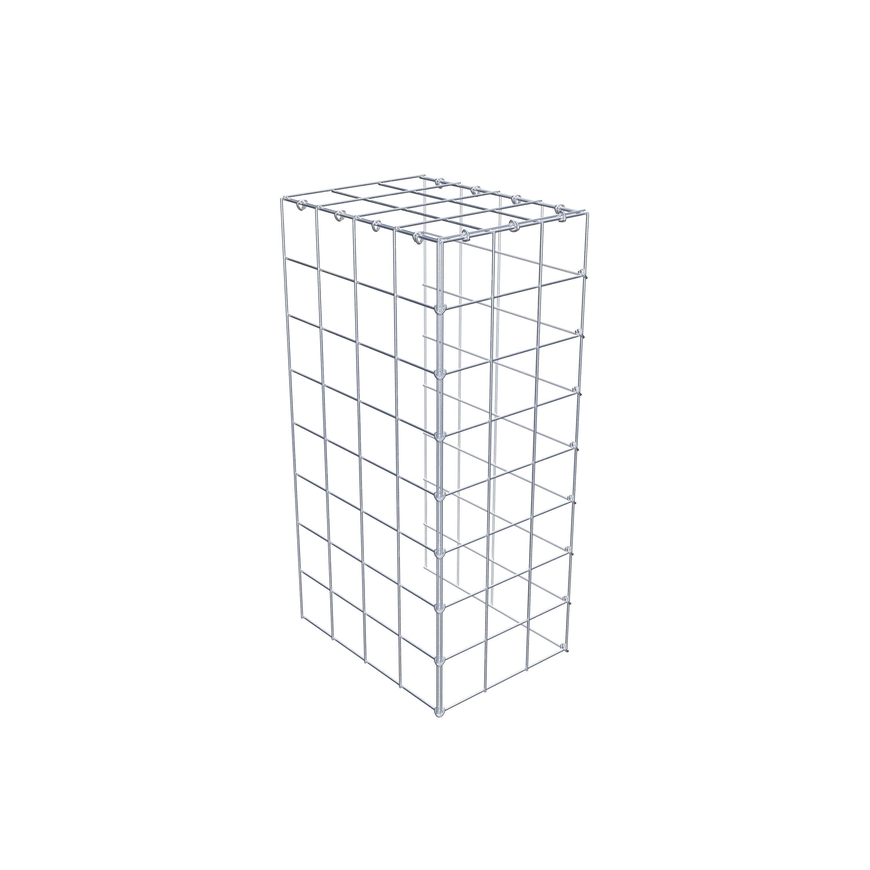 Add-on schanskorf type 4 80 cm x 40 cm x 30 cm (L x H x D), maaswijdte 10 cm x 10 cm, C-ring