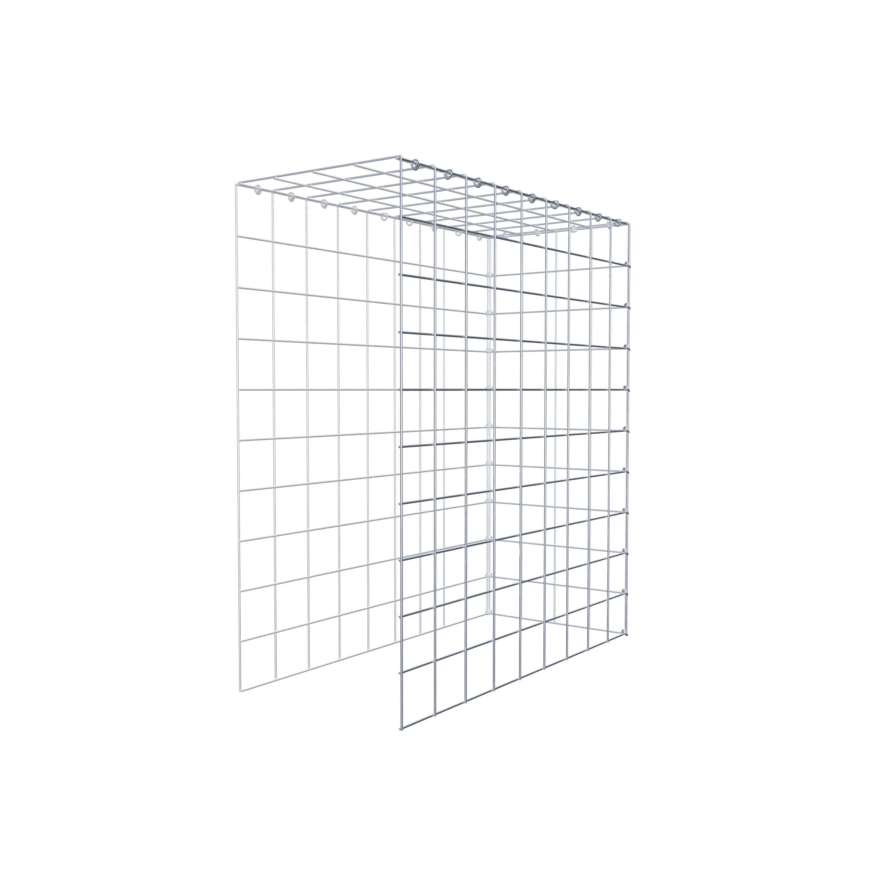 Extra gabion typ 4 100 cm x 90 cm x 40 cm (L x H x D), maskstorlek 10 cm x 10 cm, C-ring