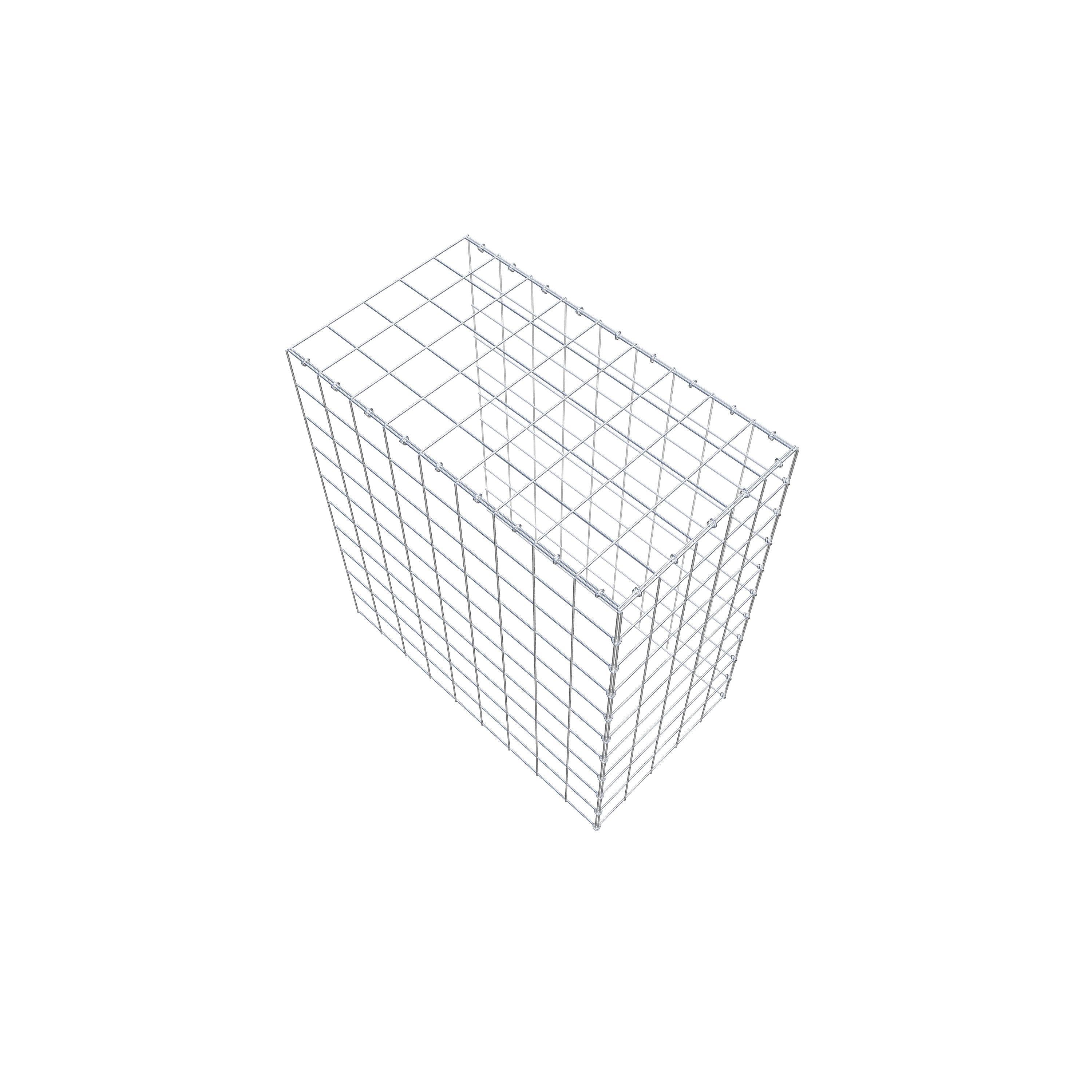 Extra gabion typ 4 100 cm x 90 cm x 50 cm (L x H x D), maskstorlek 10 cm x 10 cm, C-ring