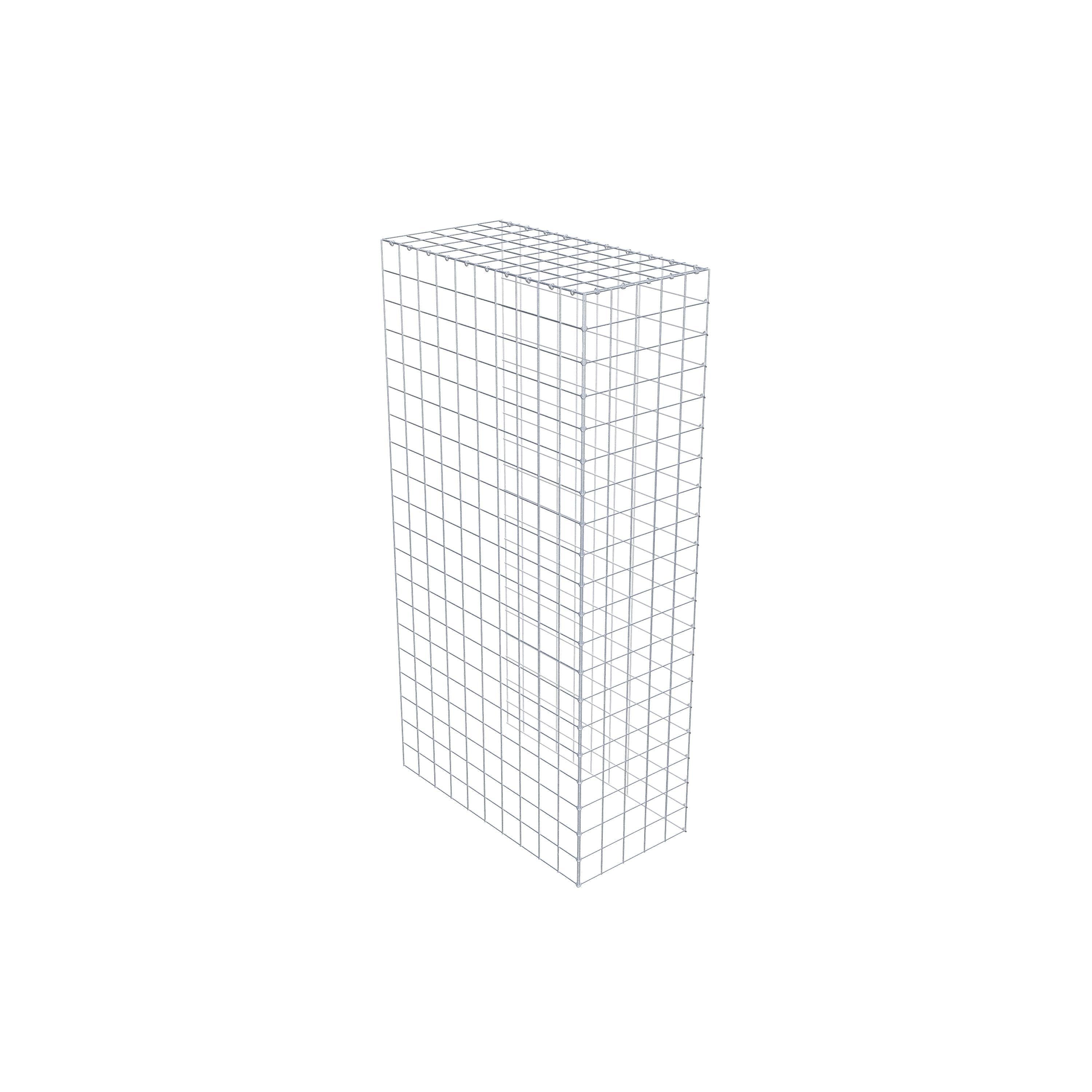 Extra gabion typ 4 200 cm x 100 cm x 50 cm (L x H x D), maskstorlek 10 cm x 10 cm, C-ring