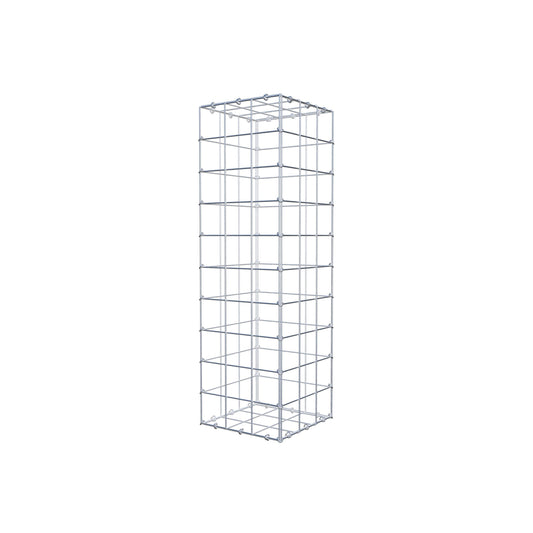 Gabion 100 cm x 30 cm x 30 cm (L x H x D), maskstorlek 10 cm x 10 cm, C-ring