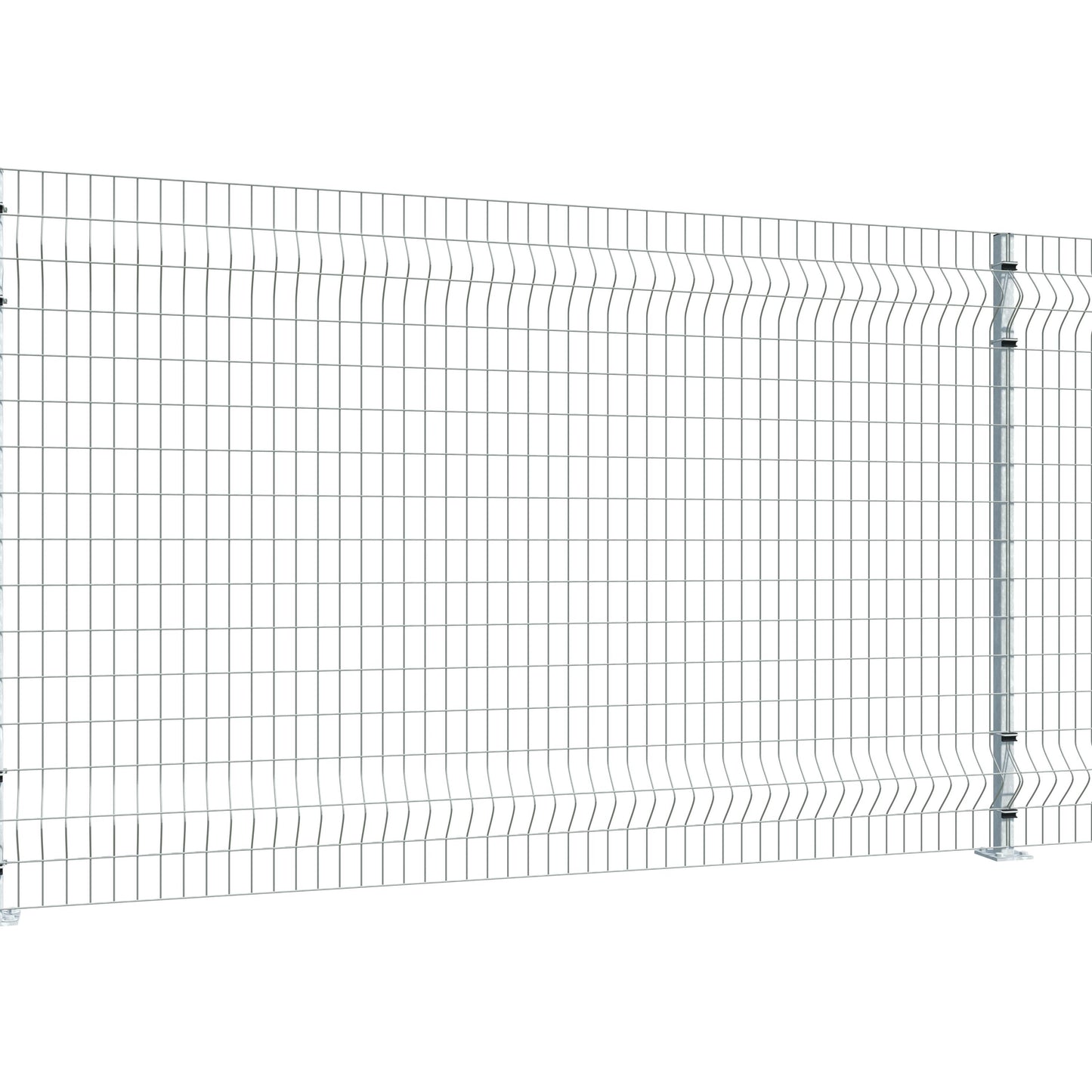 Gittermattenzaun zum Aufdübeln, Maschenweite 5 x 10 cm, bis 25 m