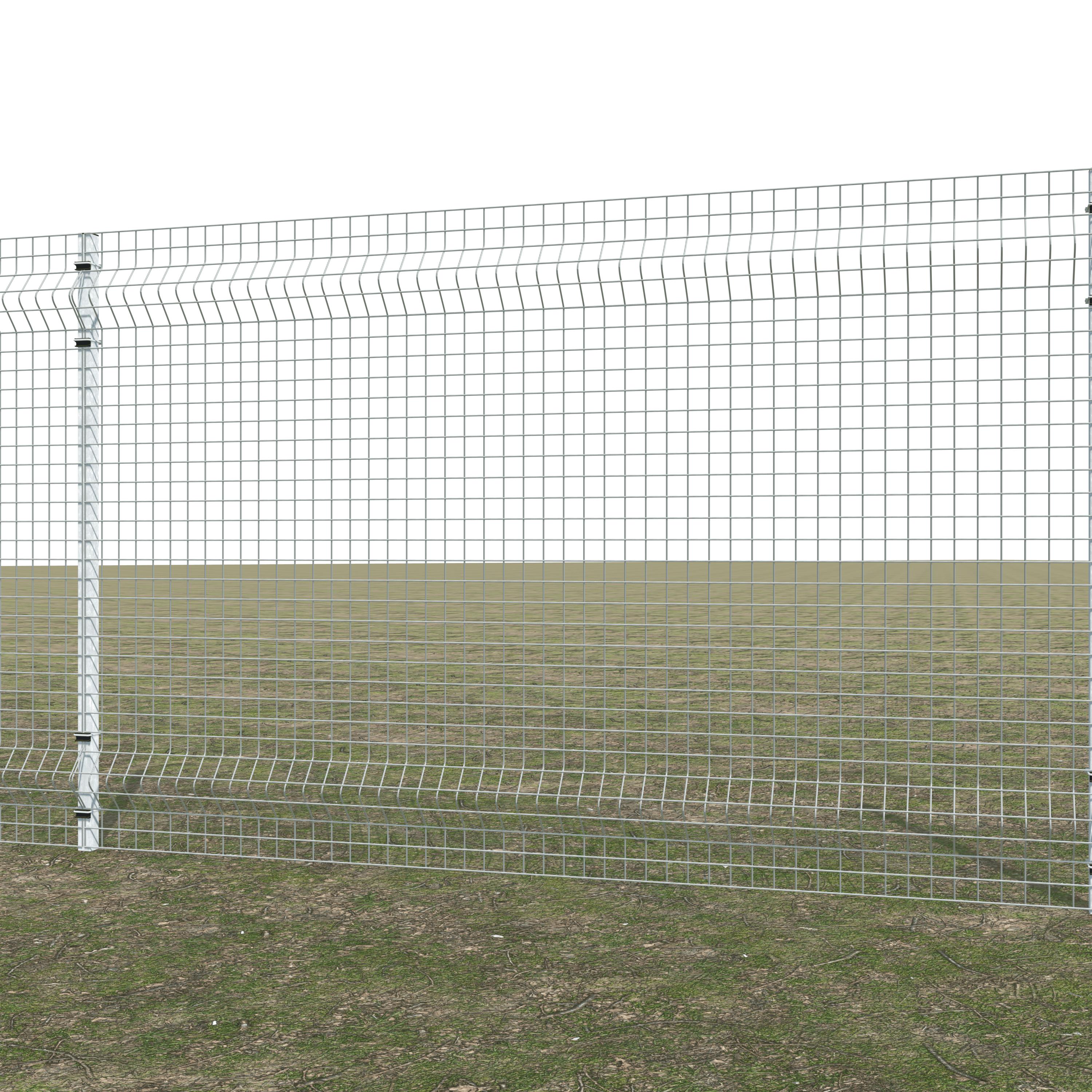 Gittermattenzaun zum Einbetonieren, Maschenweite 5 x 5 cm, bis 50 m