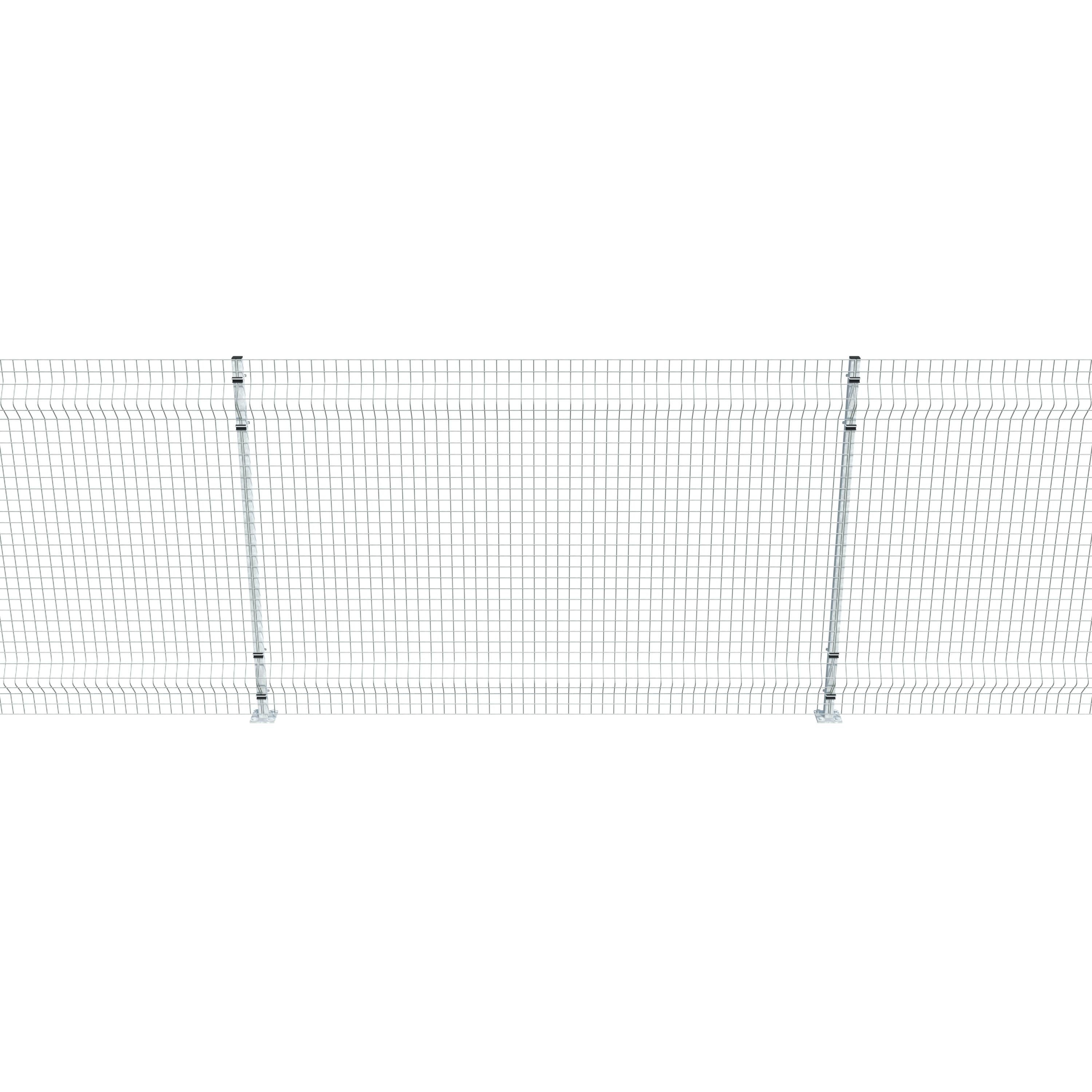 Gittermattenzaun zum Aufdübeln, Maschenweite 5 x 5 cm, bis 25 m