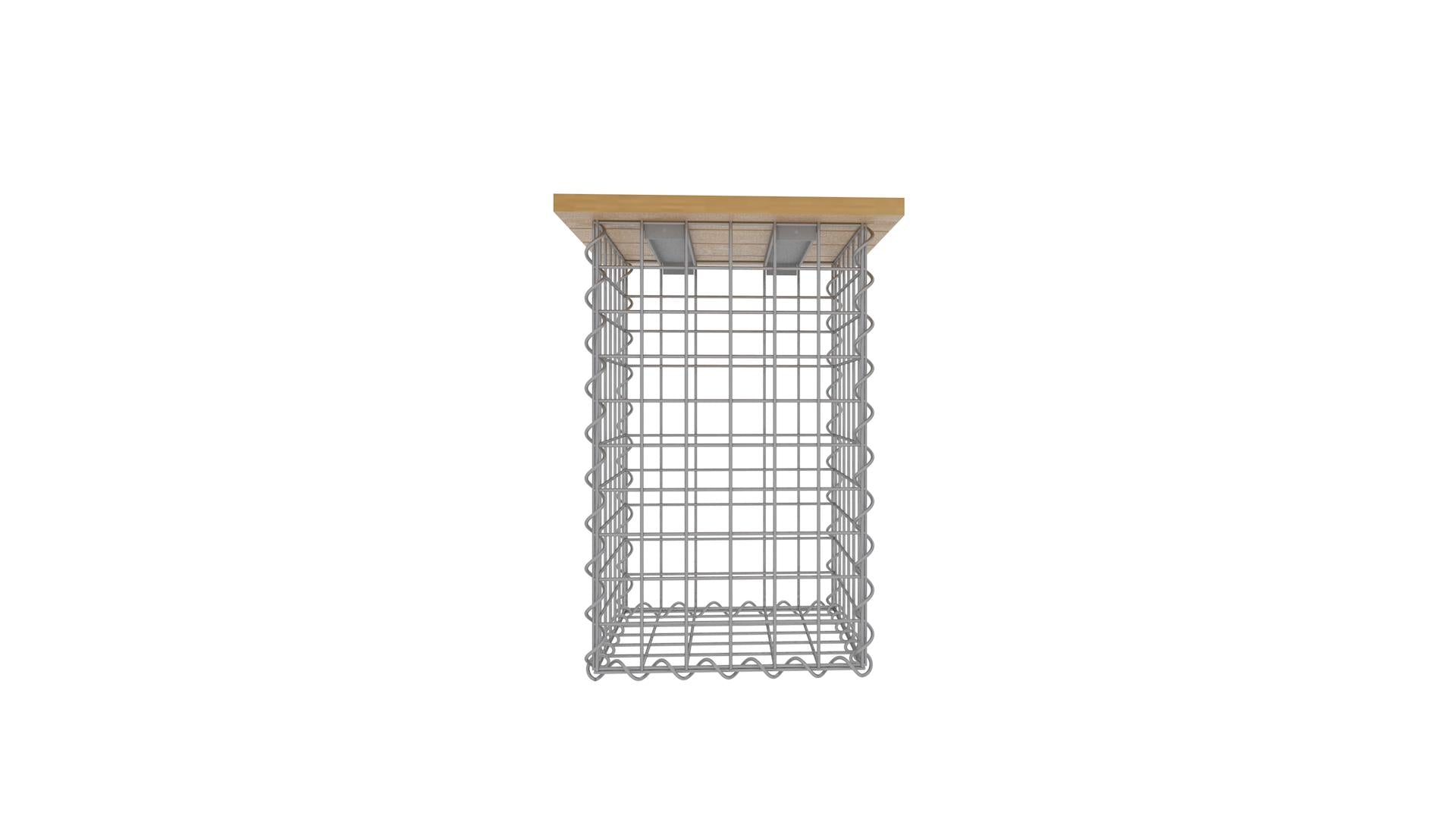 Spiraal kruk MW 5 x 5 TEAK