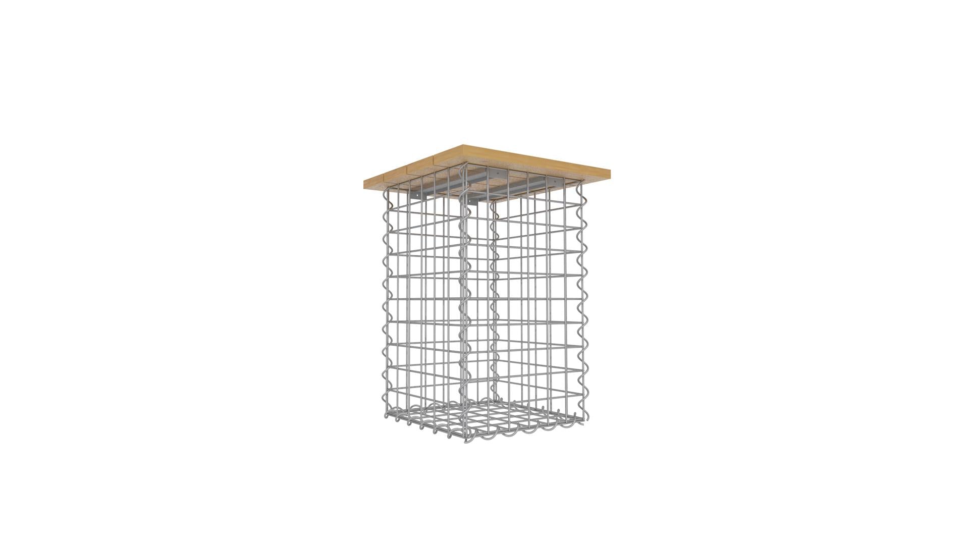 Spiraal kruk MW 5 x 5 TEAK