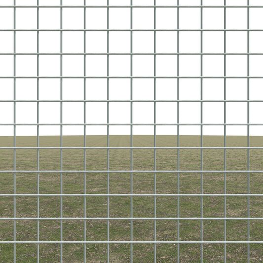 Gittermattenzaun zum Einbetonieren, Maschenweite 5 x 5 cm, bis 50 m