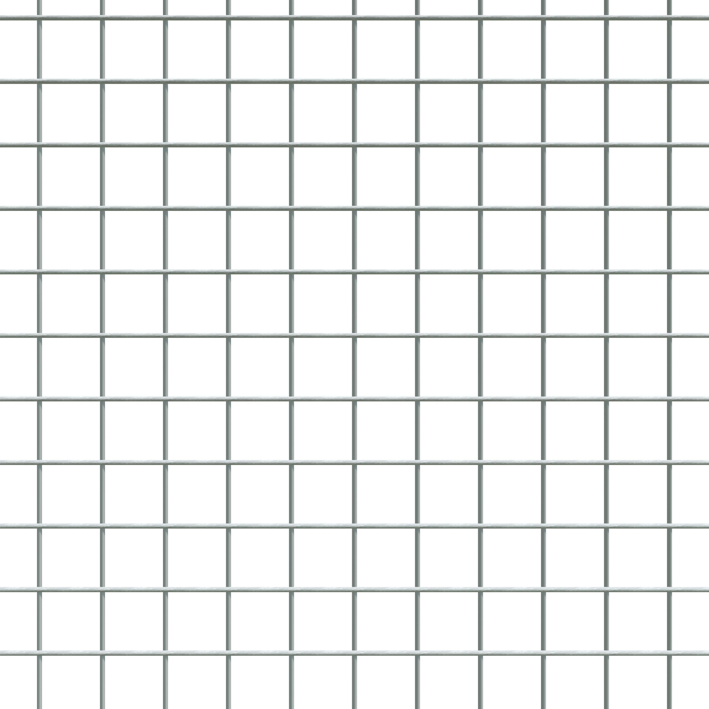 Gittermattenzaun zum Aufdübeln, Maschenweite 5 x 5 cm, bis 50 m
