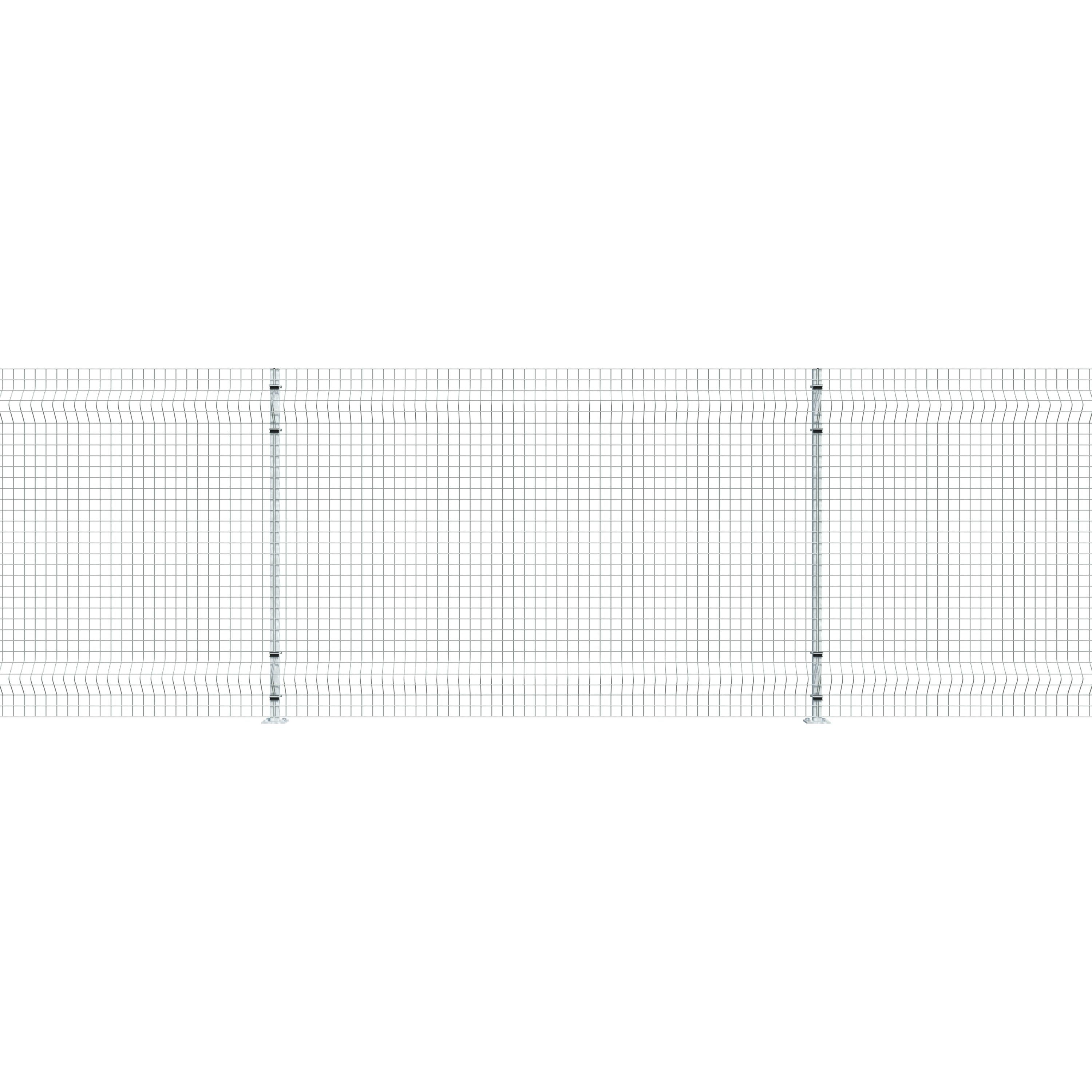 Gittermattenzaun zum Aufdübeln, Maschenweite 5 x 5 cm, bis 25 m