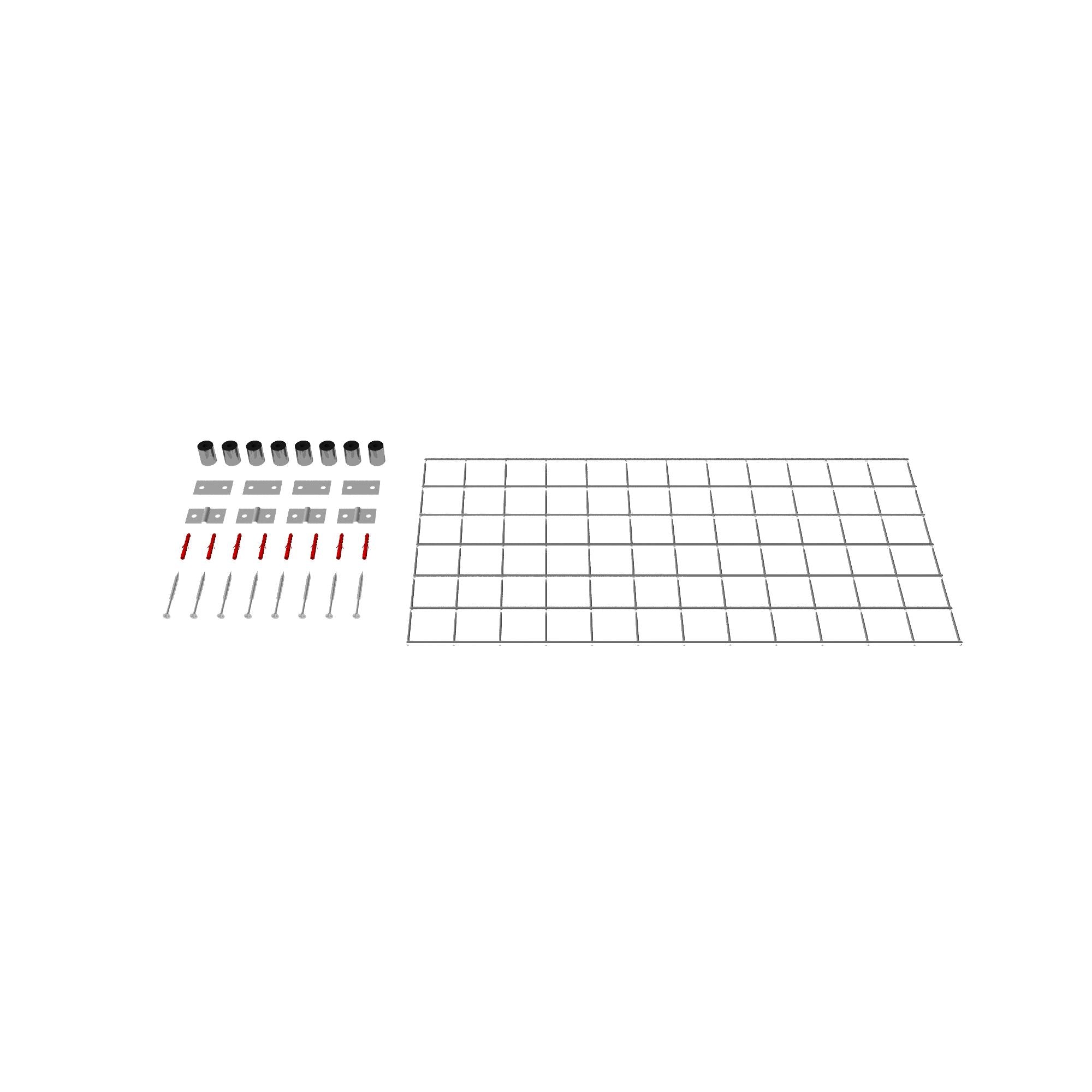 Dekorativt gitter / espalier (inklusive monteringsmateriale) maskestørrelse 5 x 5 cm