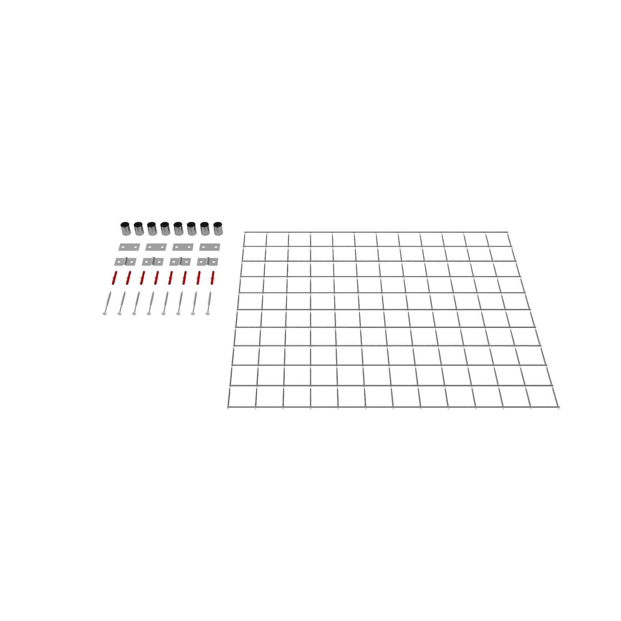 Dekorativt gitter / espalier (inklusive monteringsmateriale) maskestørrelse 5 x 5 cm