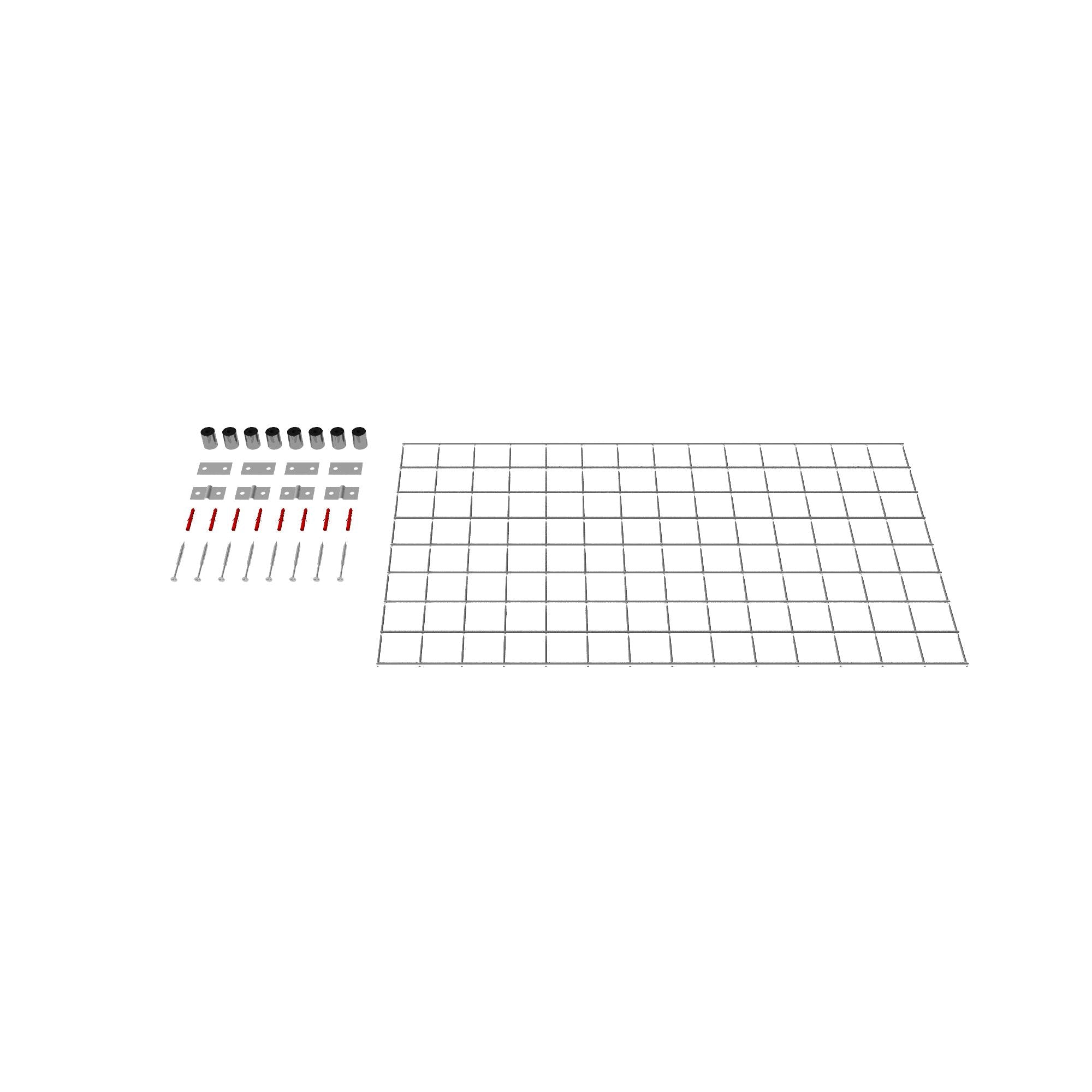 Dekorativt gitter / espalier (inklusive monteringsmateriale) maskestørrelse 5 x 5 cm