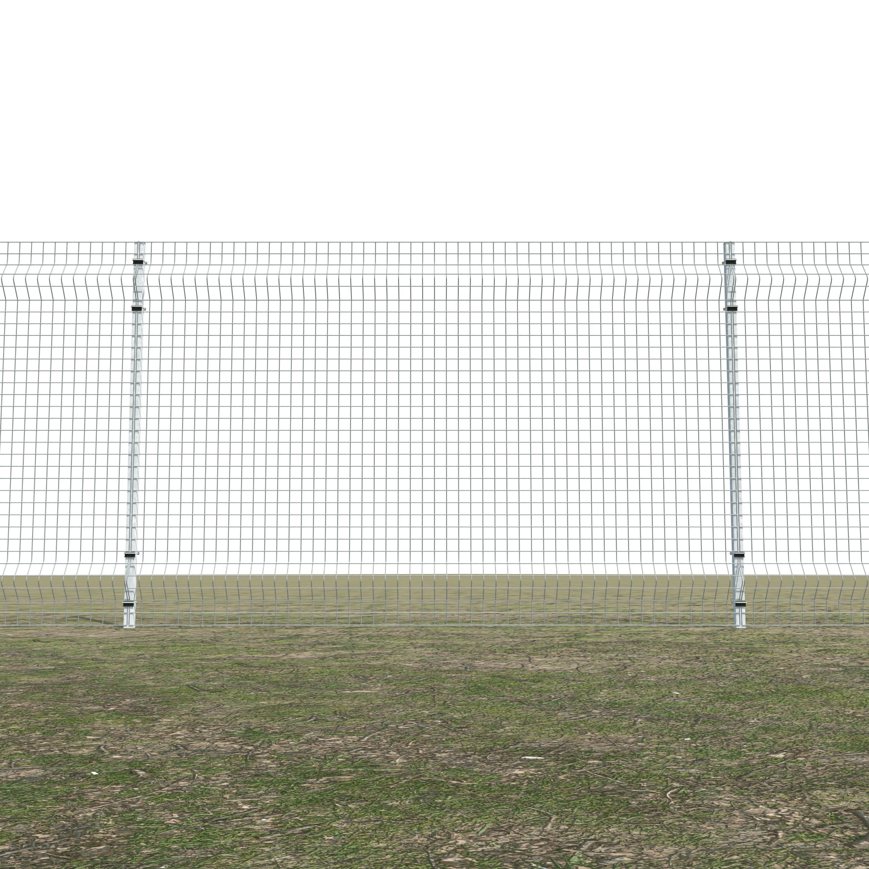 Gittermattenzaun zum Einbetonieren, Maschenweite 5 x 5 cm, bis 25 m