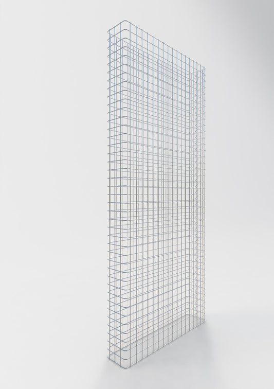Clôture en gabion Longueur 87 cm, hauteur 180 cm, profondeur 17 cm, mailles 5 x 5 cm