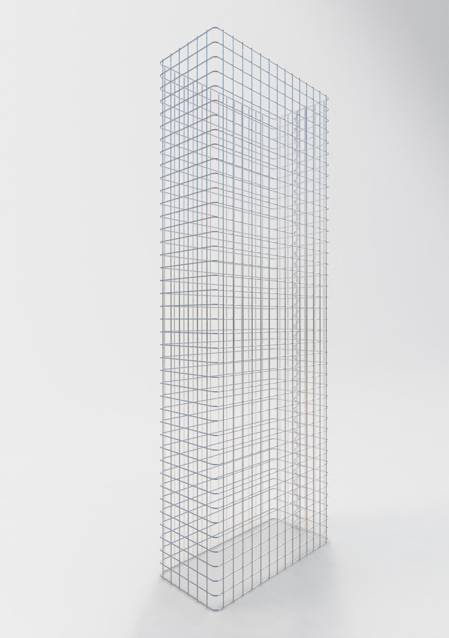 Valla de gaviones longitud 72 cm, altura 200 cm, profundidad 32 cm, malla 5 x 5 cm