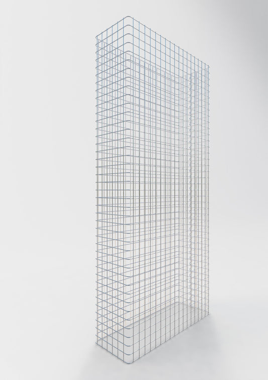 Schanskorfomheining lengte 92 cm, hoogte 180 cm, diepte 32 cm, maaswijdte 5 x 5 cm