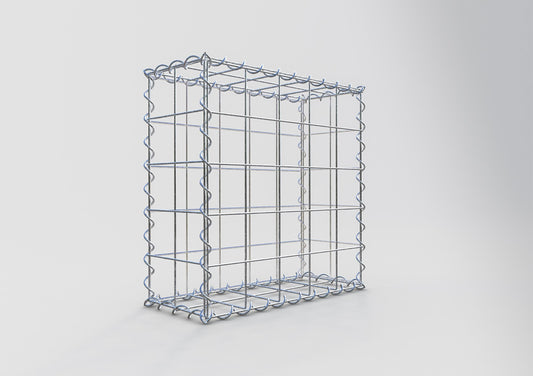 Gabion 50 cm x 50 cm x 20 cm (L x H x P), mailles 10 cm x 10 cm, spirale