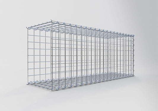 Påväxt gabion typ 2 100 cm x 40 cm x 30 cm (L x H x D), maskstorlek 5 cm x 5 cm, spiral