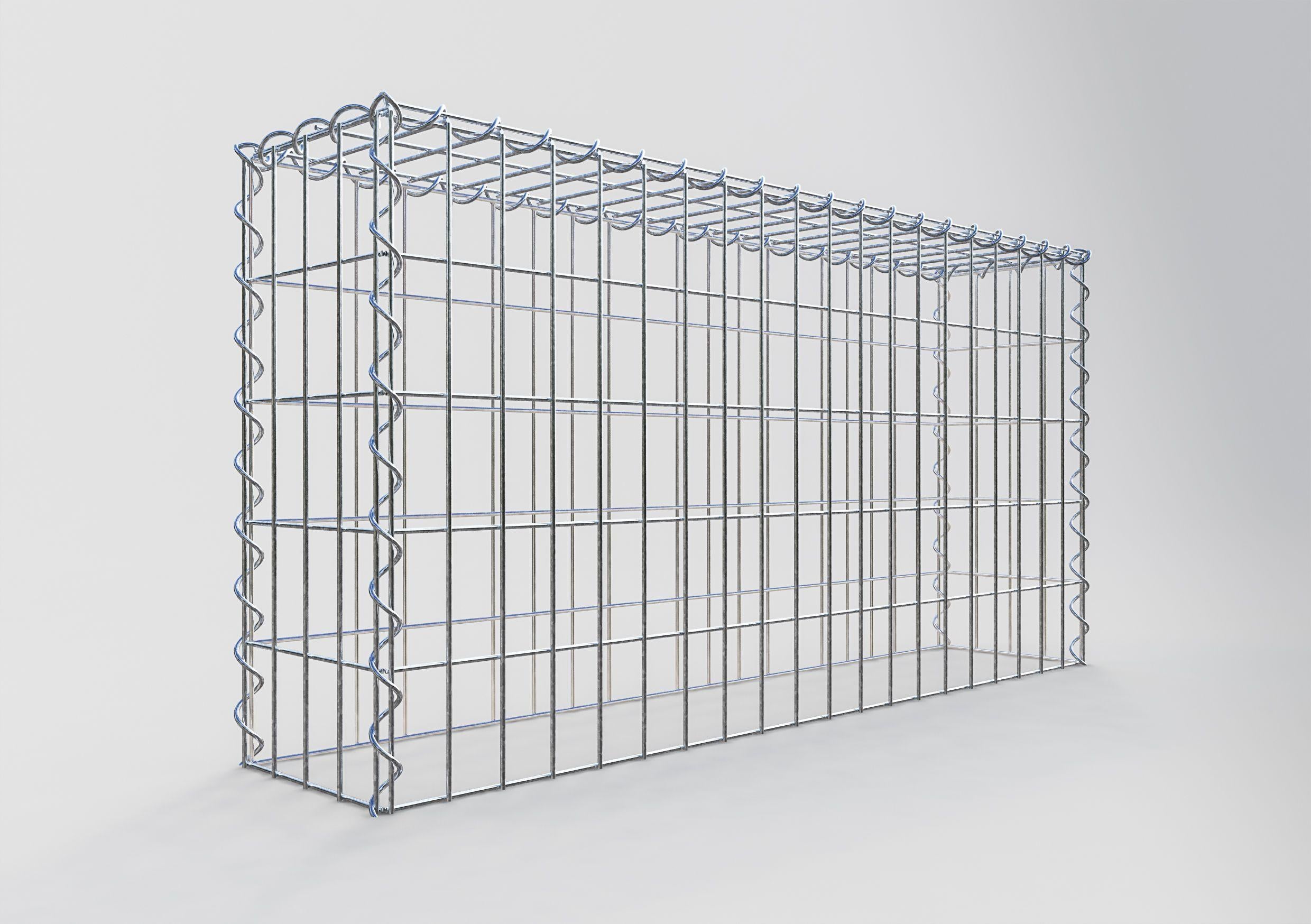 Add-on schanskorf type 3 100 cm x 50 cm x 20 cm (L x H x D), maaswijdte 5 cm x 10 cm, spiraalvormig