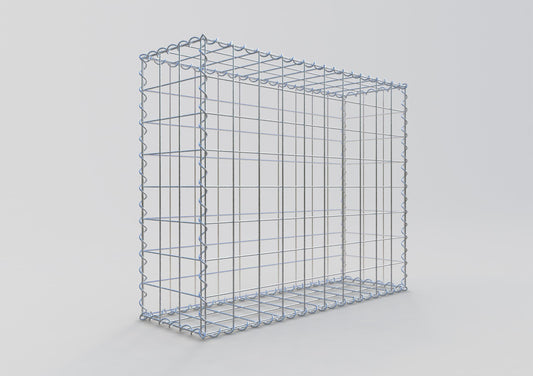 Gabion 100 cm x 80 cm x 30 cm (L x H x P), mailles 10 cm x 10 cm, spirale