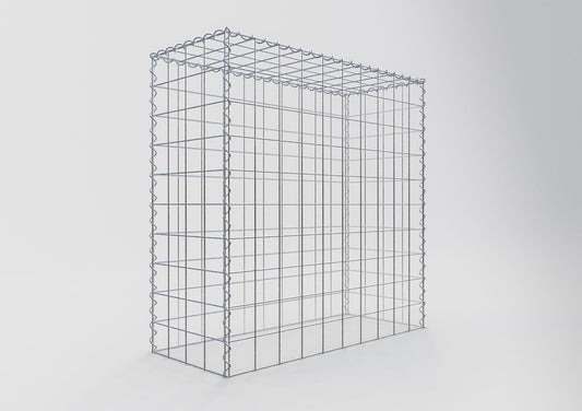 Extra gabion typ 3 100 cm x 100 cm x 40 cm (L x H x D), maskstorlek 10 cm x 10 cm, spiral