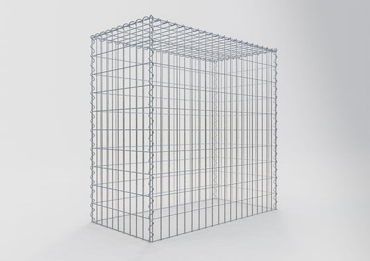 Extra gabion typ 3 100 cm x 100 cm x 50 cm (L x H x D), maskstorlek 5 cm x 10 cm, spiral