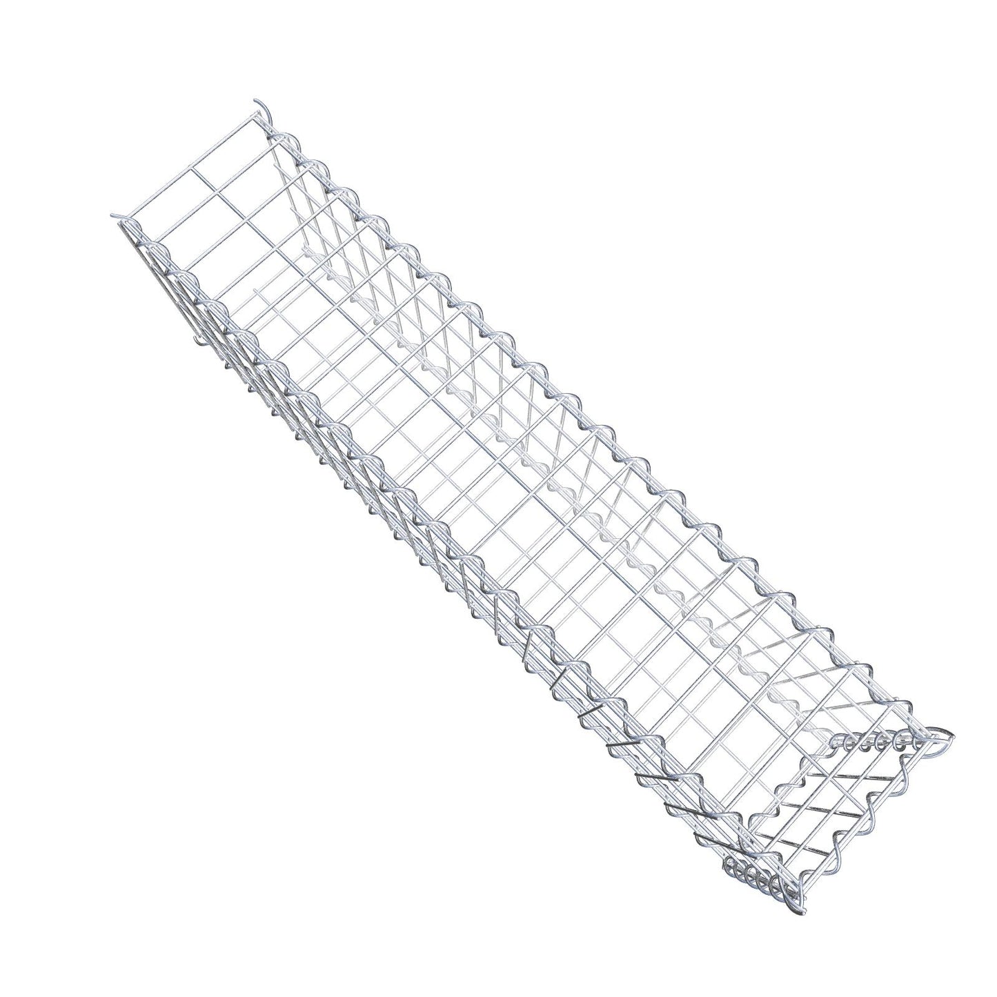 Gabbione aggiuntivo tipo 2 100 cm x 30 cm x 20 cm (L x A x P), maglia 5 cm x 10 cm, spirale