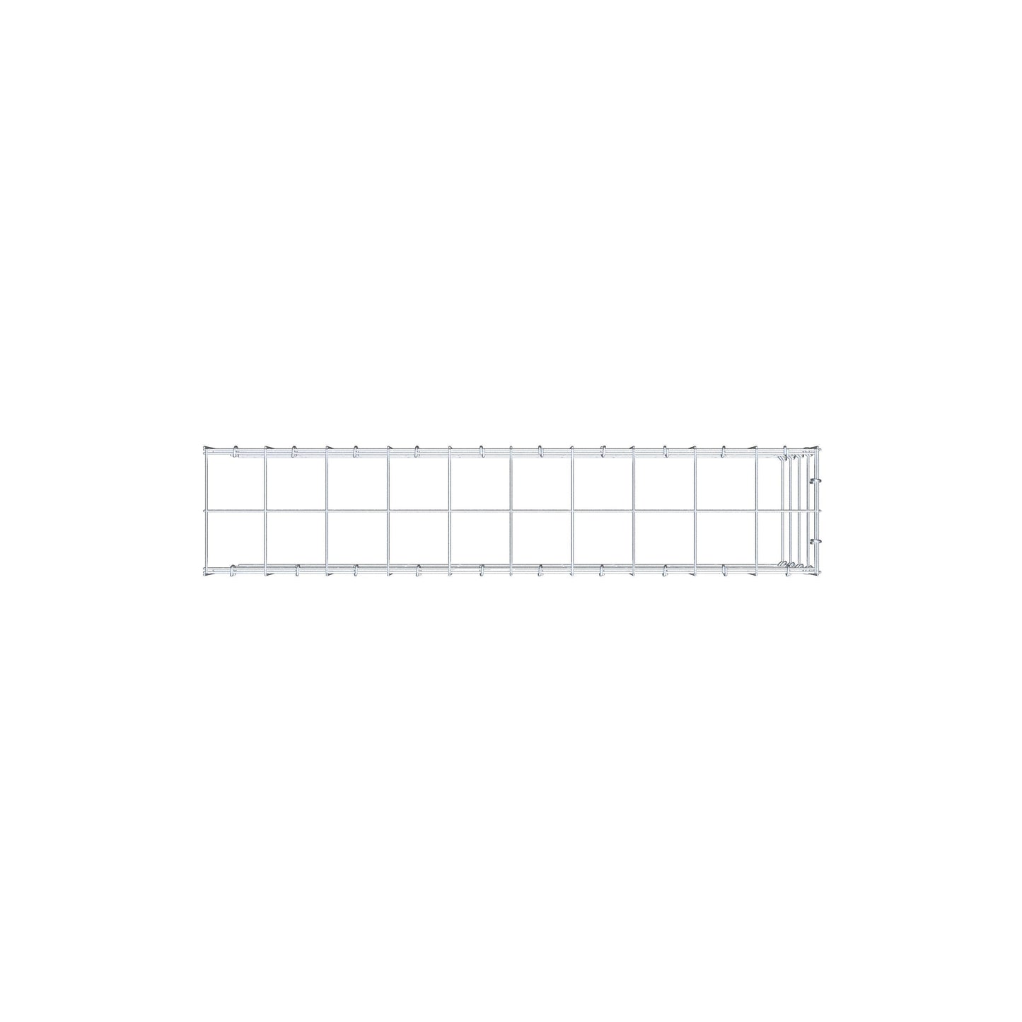 Pile aggiuntivo tipo 4 100 cm x 40 cm x 20 cm (L x H x P), maglia 10 cm x 10 cm, anello a C