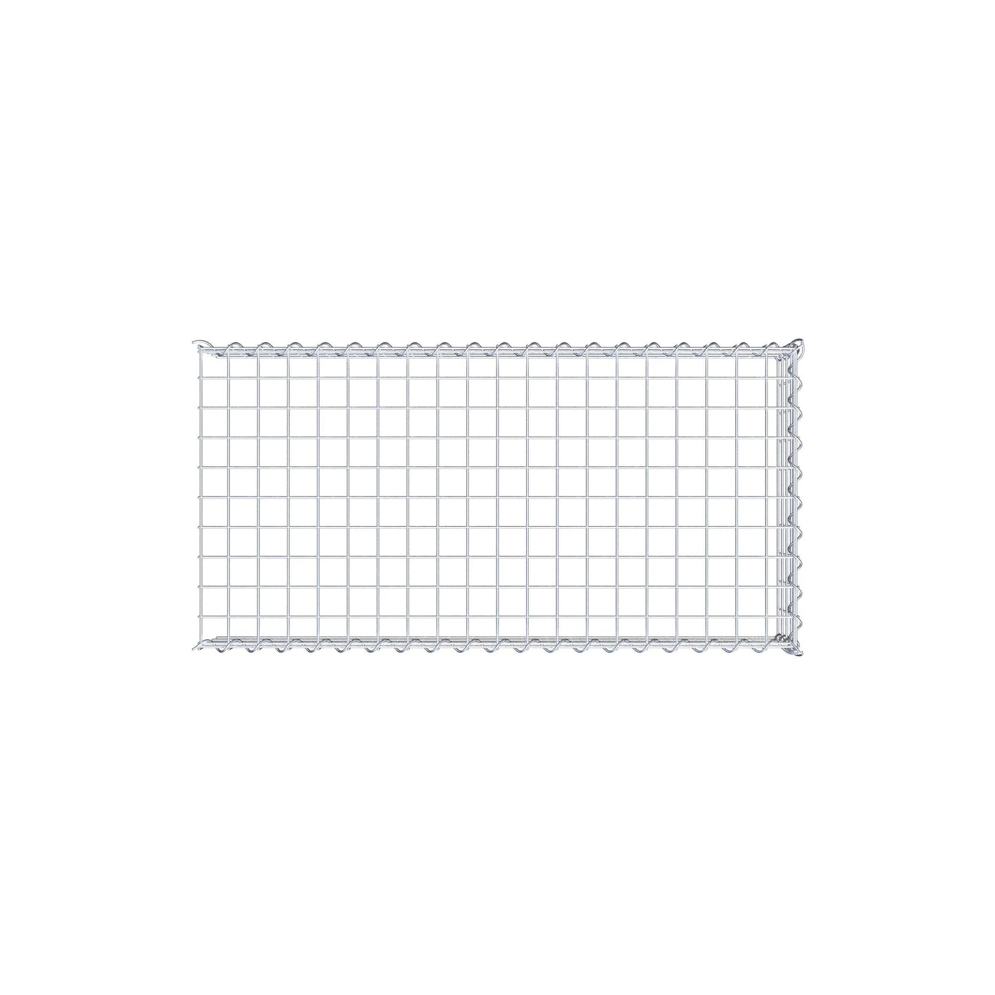 Anbaugabione Typ 4 100 cm x 20 cm x 50 cm (L x H x T), Maschenweite 5 cm x 5 cm, Spirale