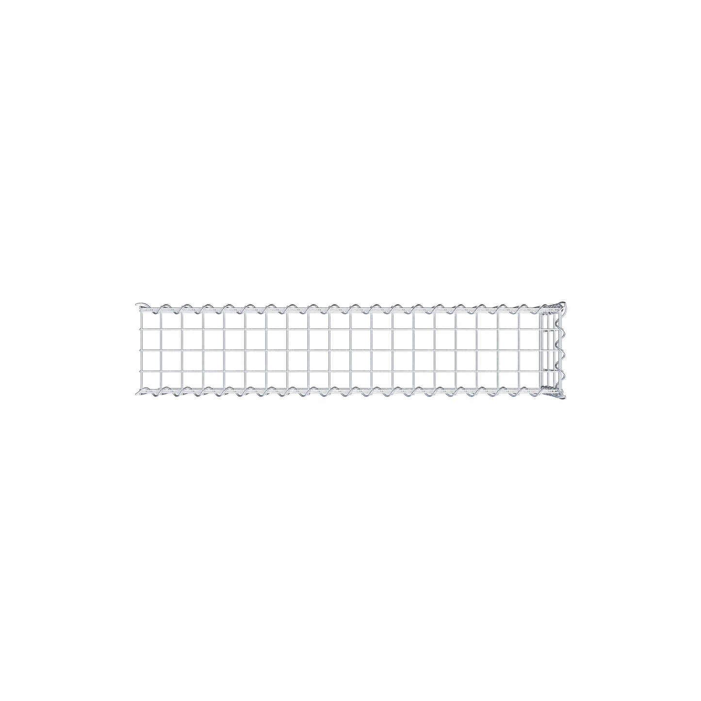 Add-on schanskorf type 4 100 cm x 30 cm x 20 cm (L x H x D), maaswijdte 5 cm x 10 cm, spiraalvormig