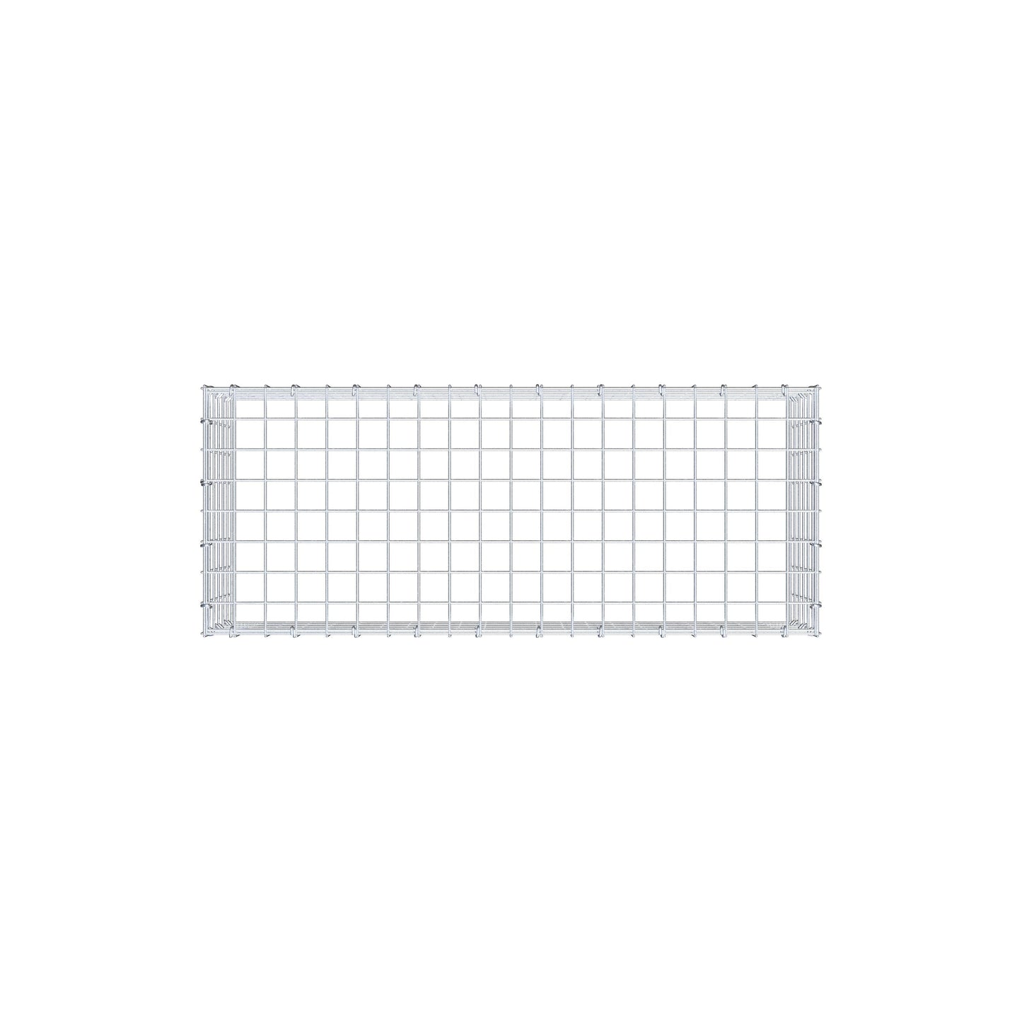 Fourche rapportée type 3 100 cm x 30 cm x 40 cm (L x H x P), mailles 5 cm x 5 cm, anneau C