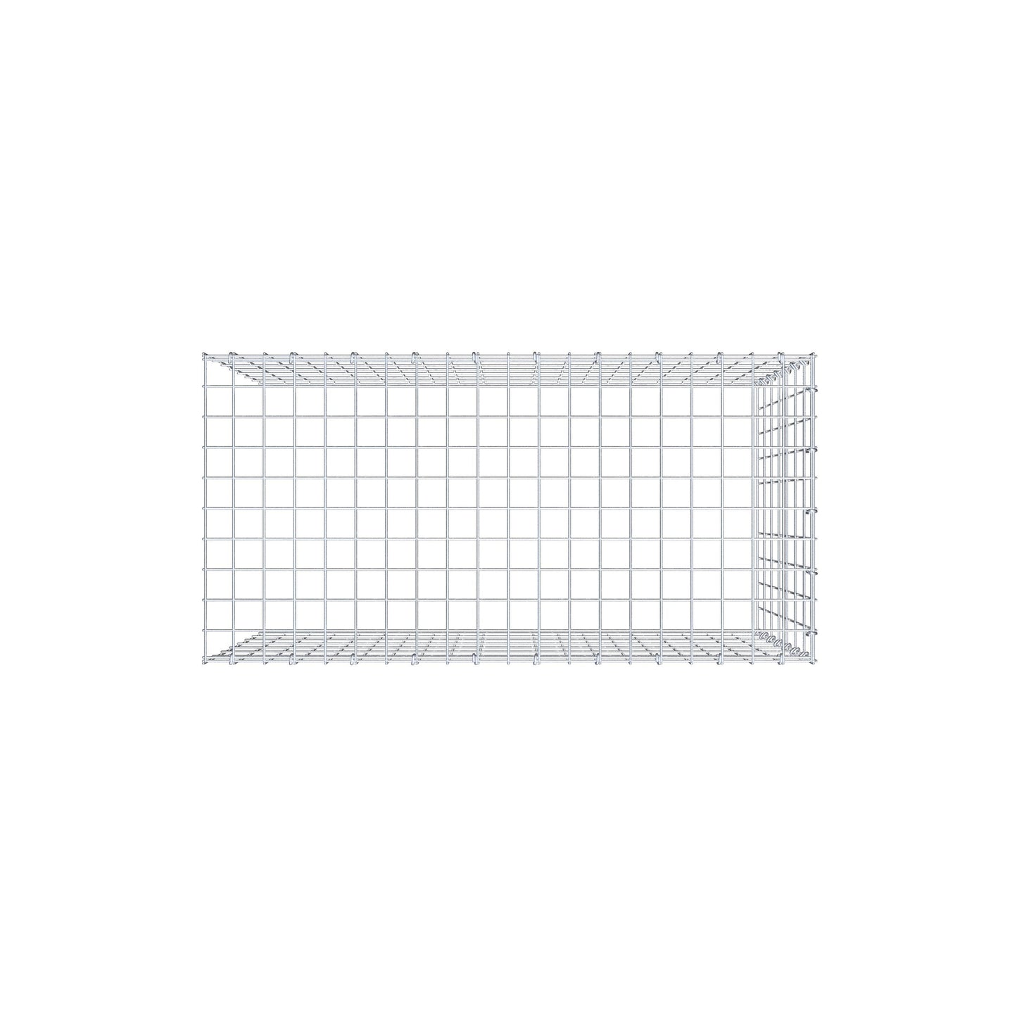 Pilote adicional tipo 4 100 cm x 70 cm x 50 cm (L x A x P), malla 5 cm x 10 cm, anillo en C