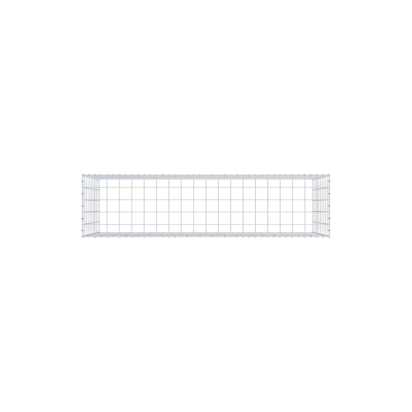 Fourche rapportée type 3 200 cm x 100 cm x 50 cm (L x H x P), mailles 10 cm x 10 cm, anneau en C