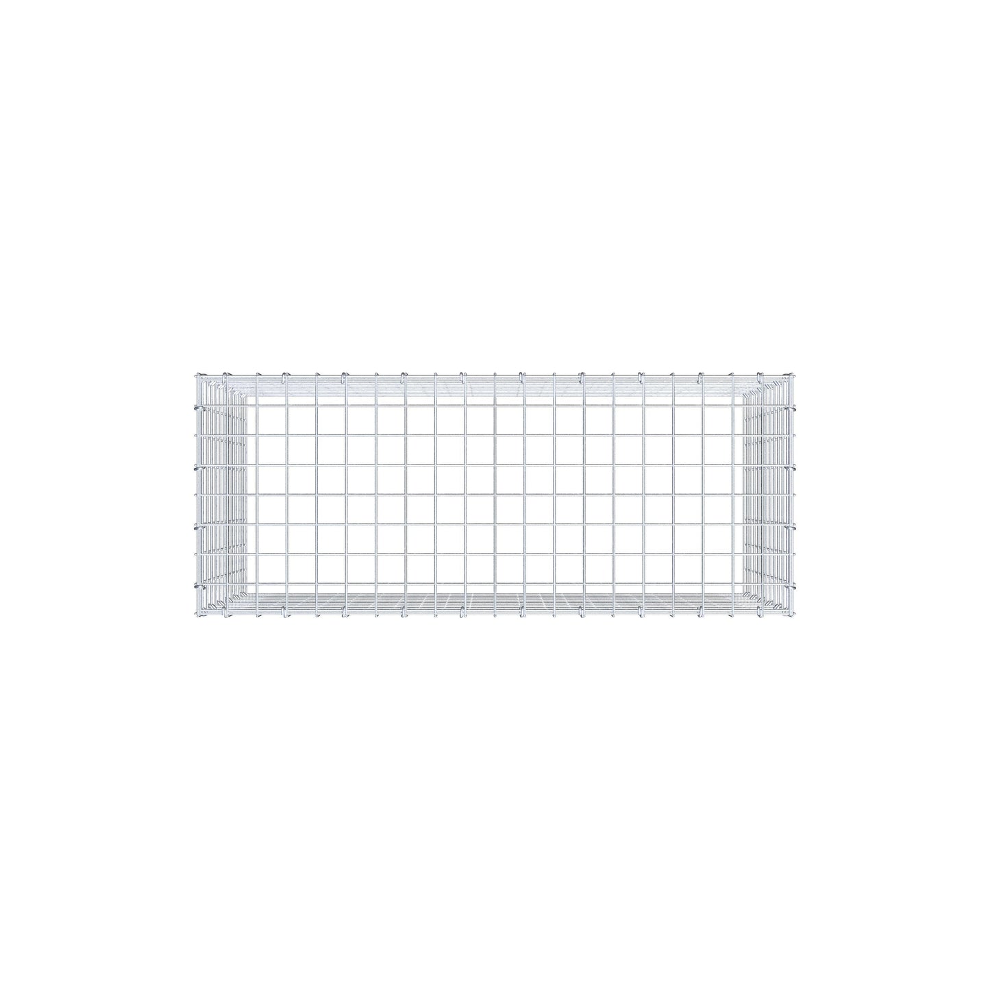 Gabbione aggiuntivo di tipo 3 100 cm x 60 cm x 40 cm (L x H x P), maglia 5 cm x 5 cm, anello a C