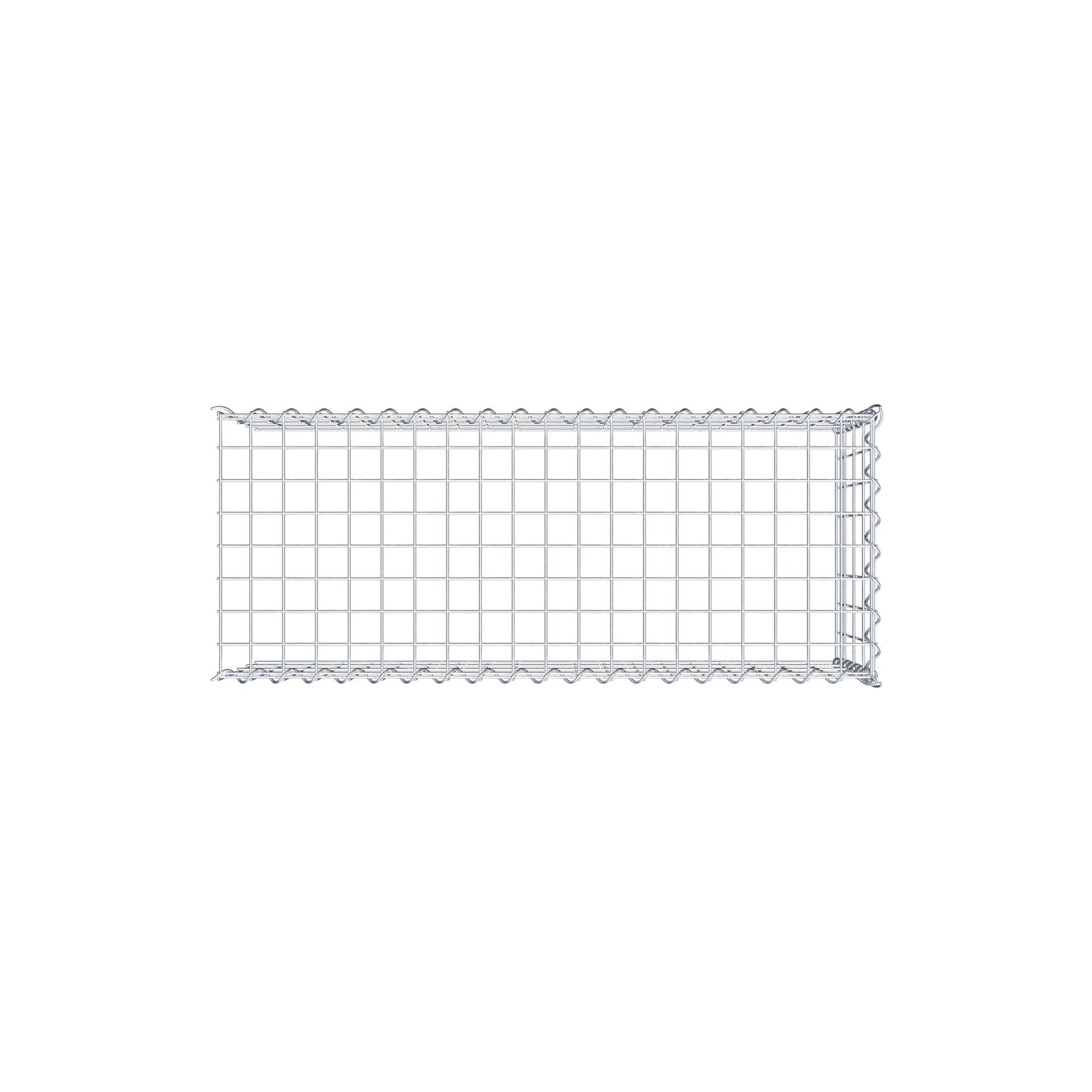 Add-on schanskorf type 4 100 cm x 40 cm x 40 cm (L x H x D), maaswijdte 5 cm x 10 cm, spiraalvormig