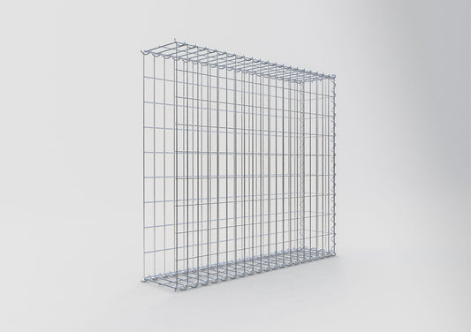 Grown-on gabion type 2 100 cm x 90 cm x 20 cm (L x H x D), mesh size 5 cm x 10 cm, spiral