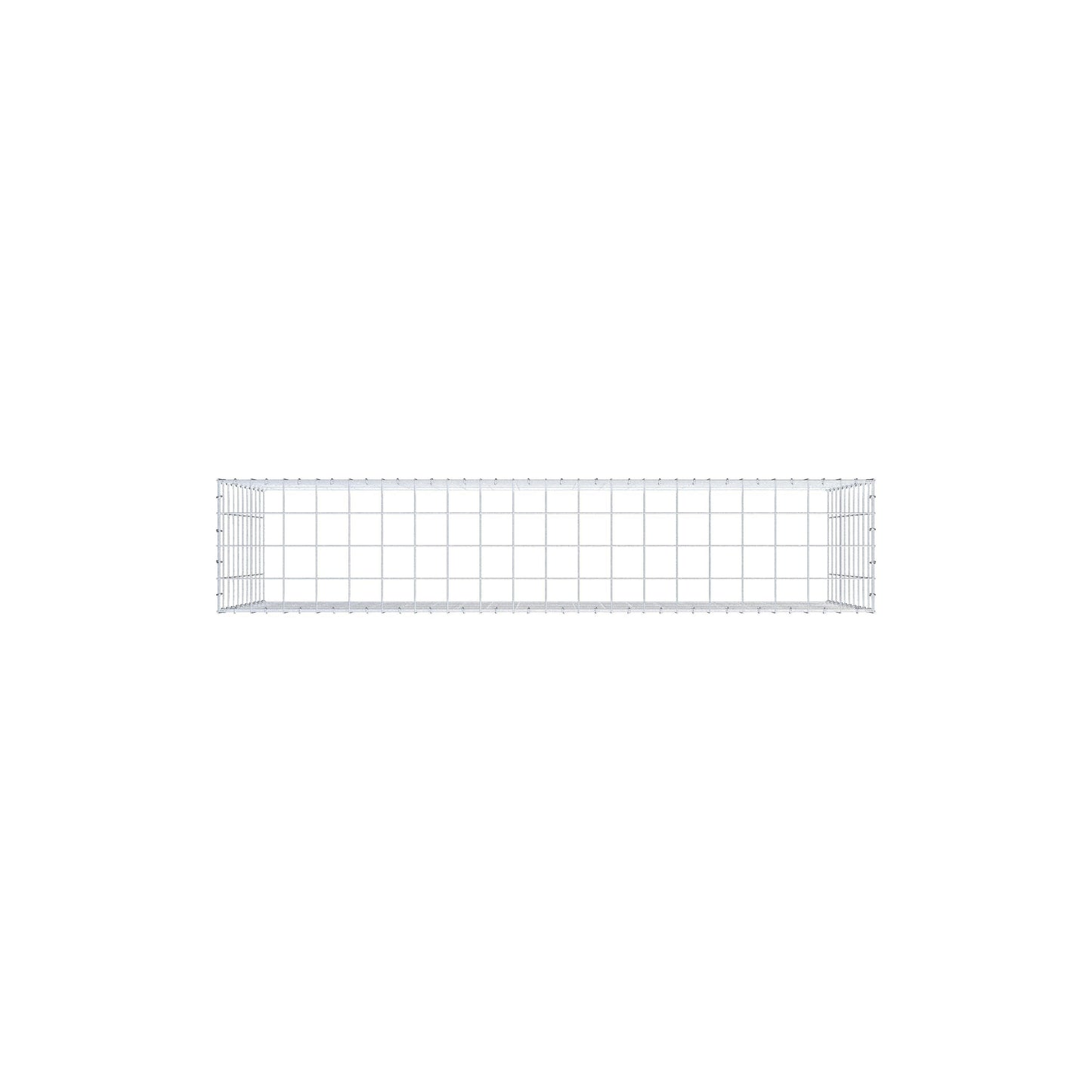 Mounted gabion type 3 200 cm x 100 cm x 40 cm (L x H x D), mesh size 10 cm x 10 cm, C-ring