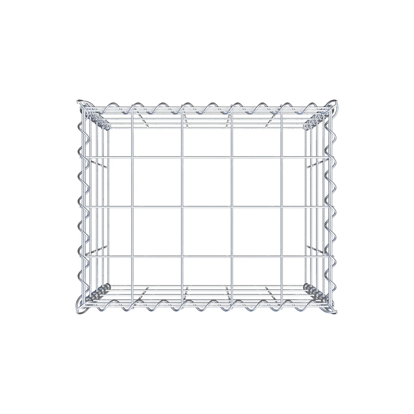 Gavión adicional tipo 3 50 cm x 40 cm x 40 cm (L x A x P), malla 10 cm x 10 cm, en espiral